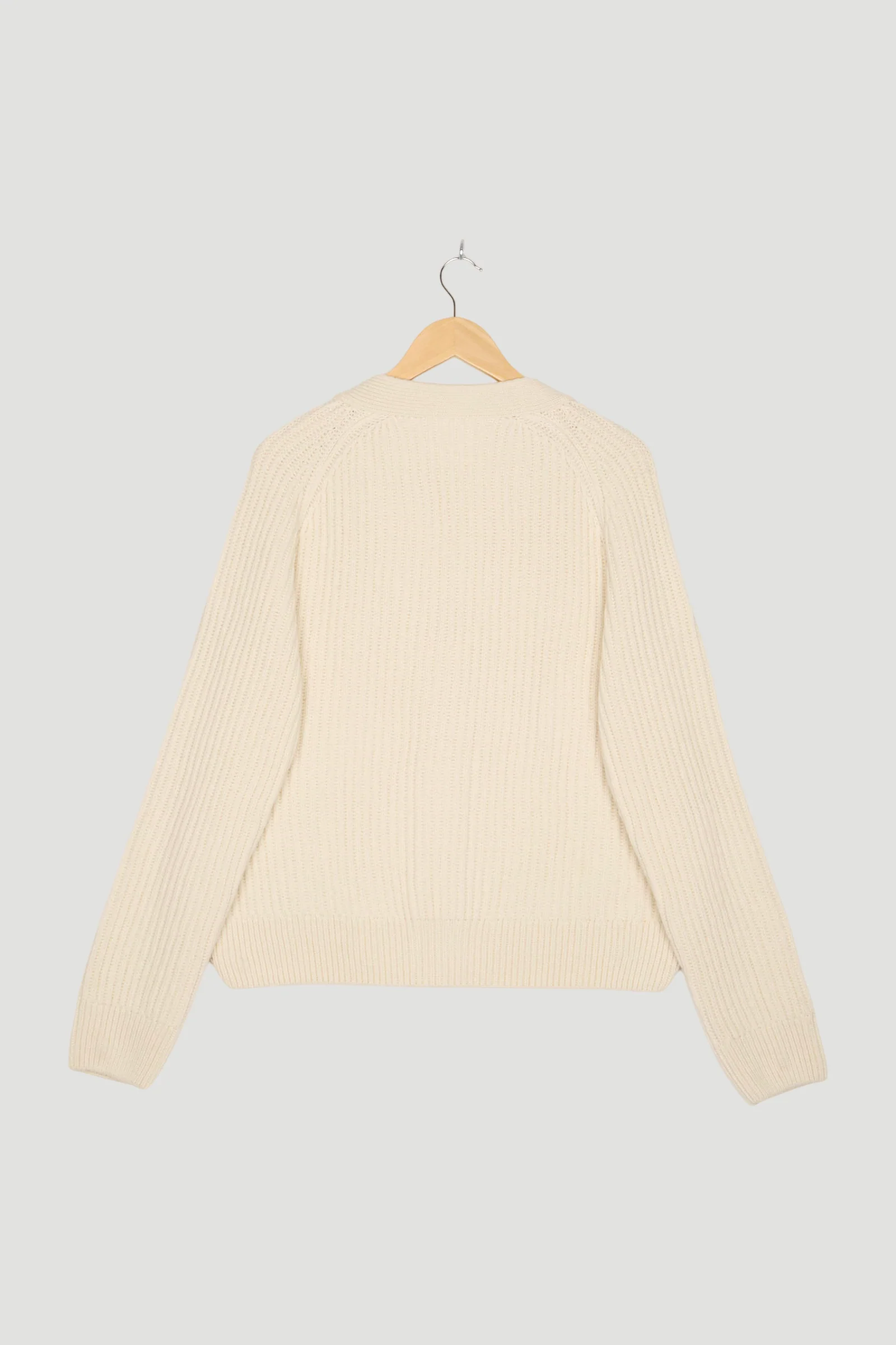 Secondhand Strickjacke Relaxed aus reiner Bio-Baumwolle und Schurwolle - Image 2