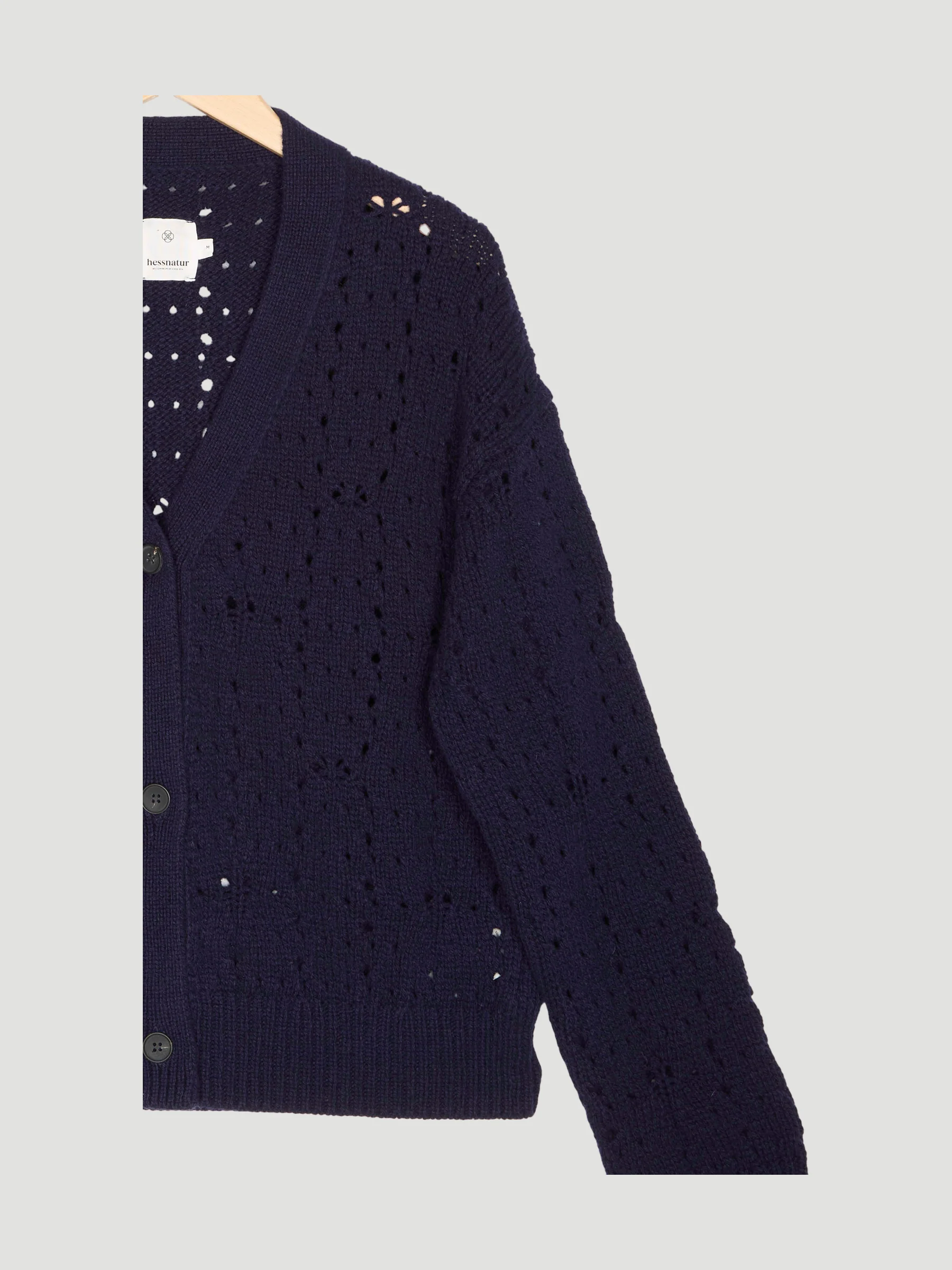 Secondhand Strickjacke Relaxed aus reiner Merinowolle - Image 3