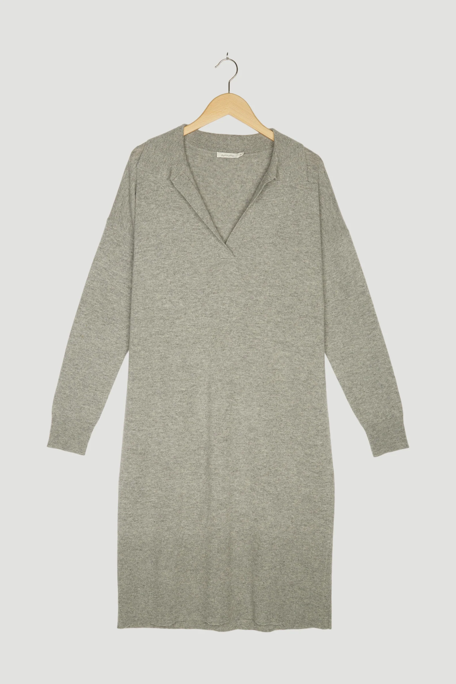 Secondhand Strickkleid aus Bio-Schurwolle mit Kaschmir