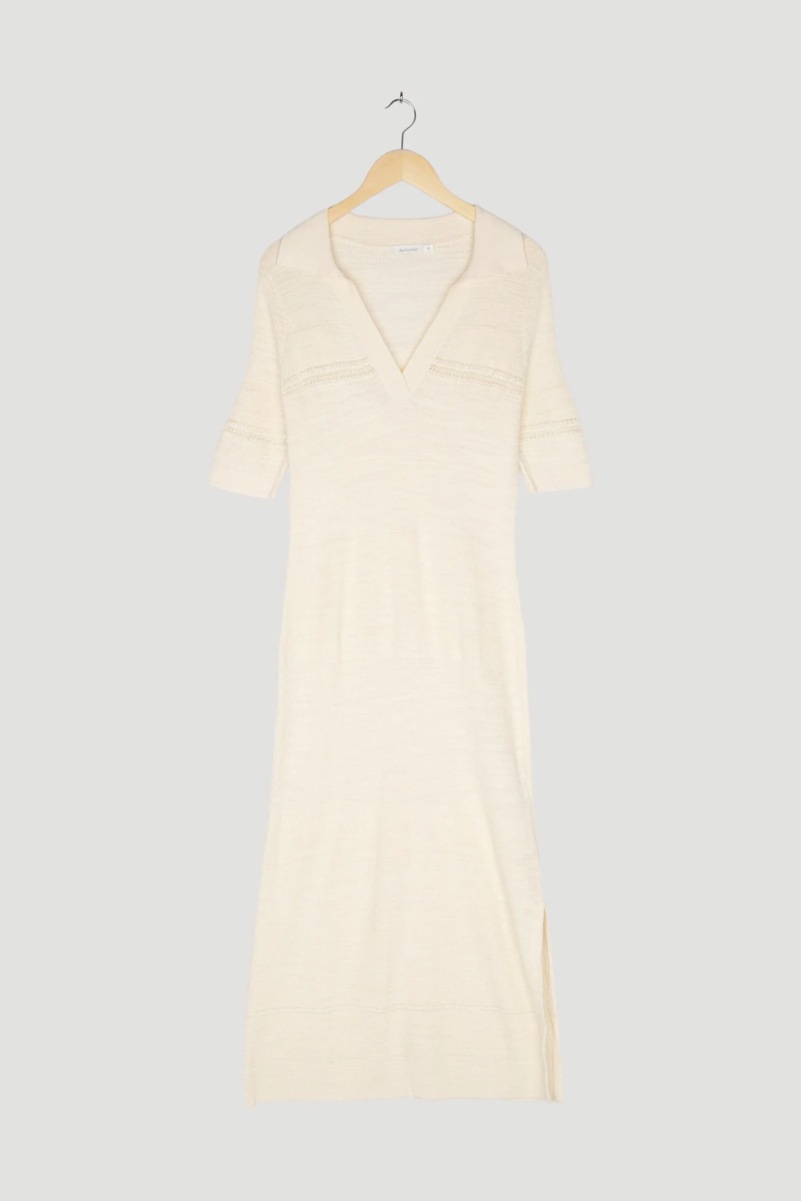 Secondhand Strickkleid aus Leinen mit Bio-Baumwolle - Image 4