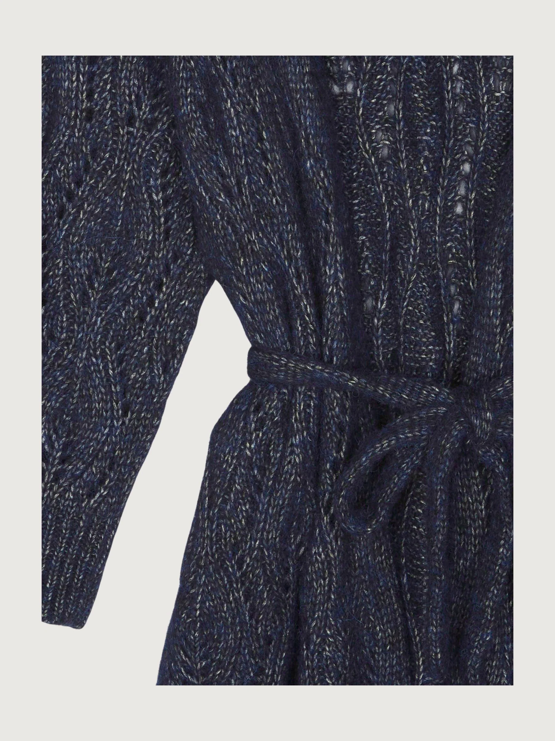 Secondhand Strickmantel aus Alpaka mit Pima-Bio-Baumwolle - Image 6