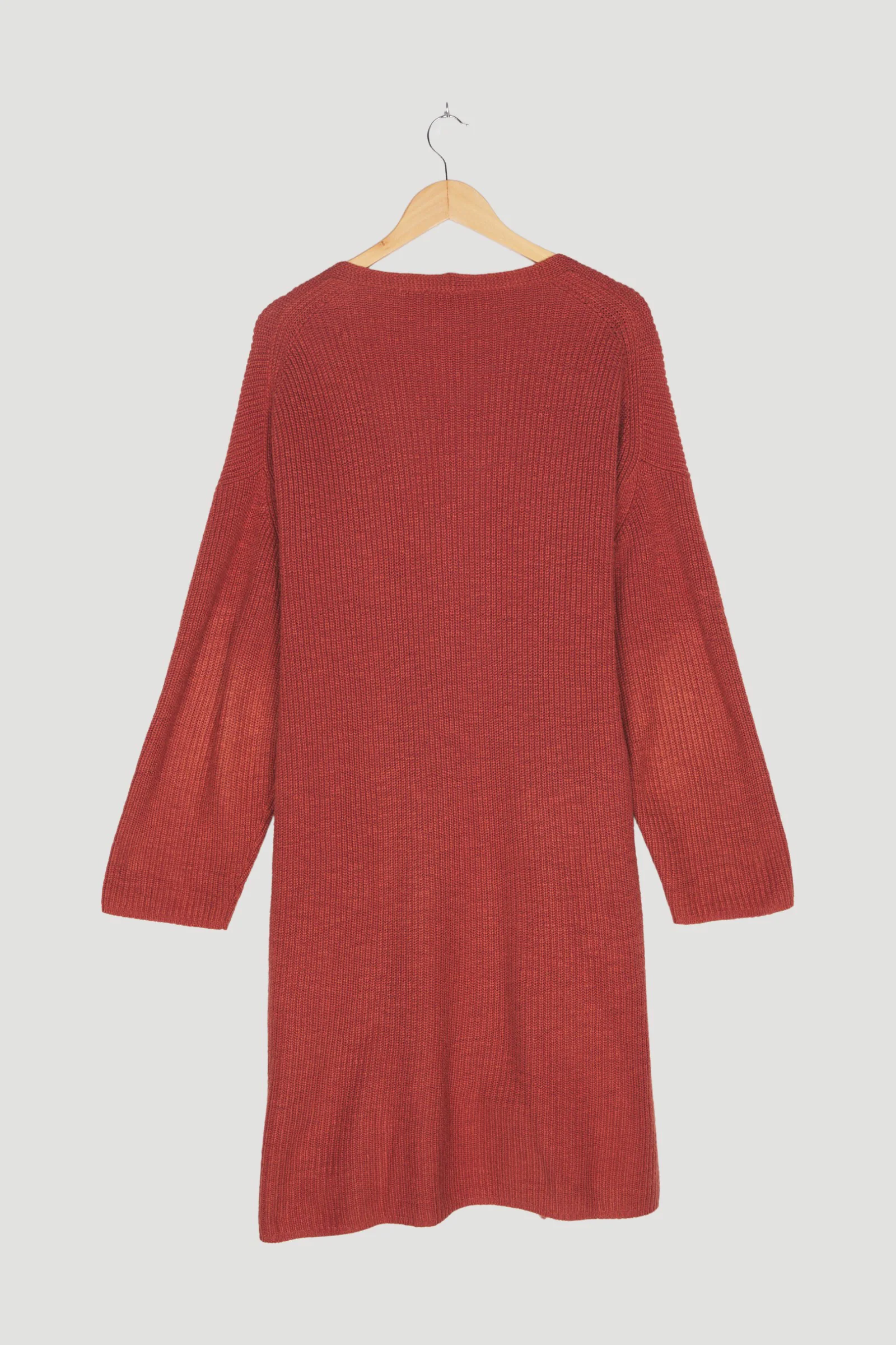 Secondhand Strickmantel aus Bio-Baumwolle mit Kapok - Image 5