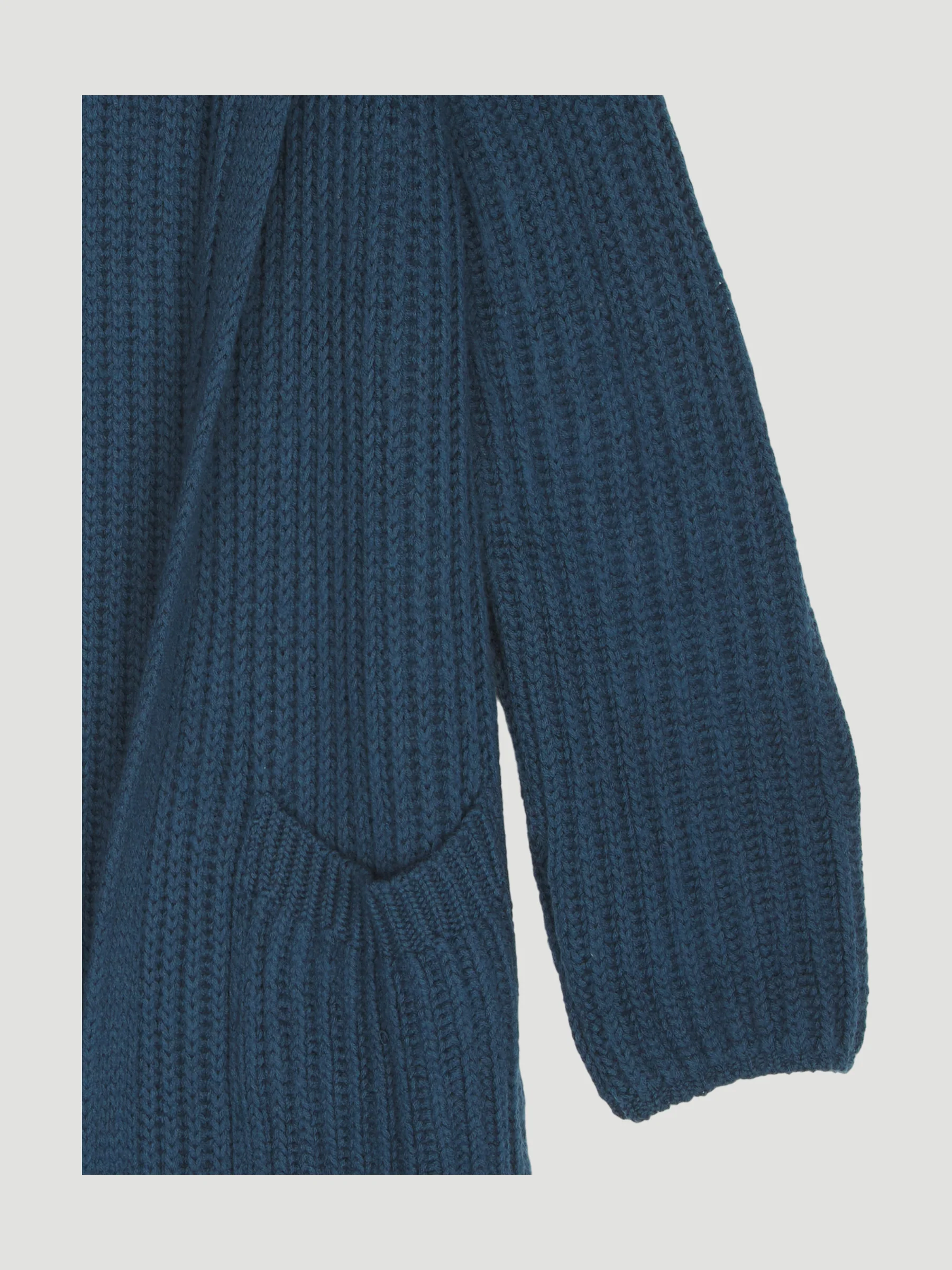 Secondhand Strickmantel aus Bio-Baumwolle und Bio-Merinowolle - Image 3