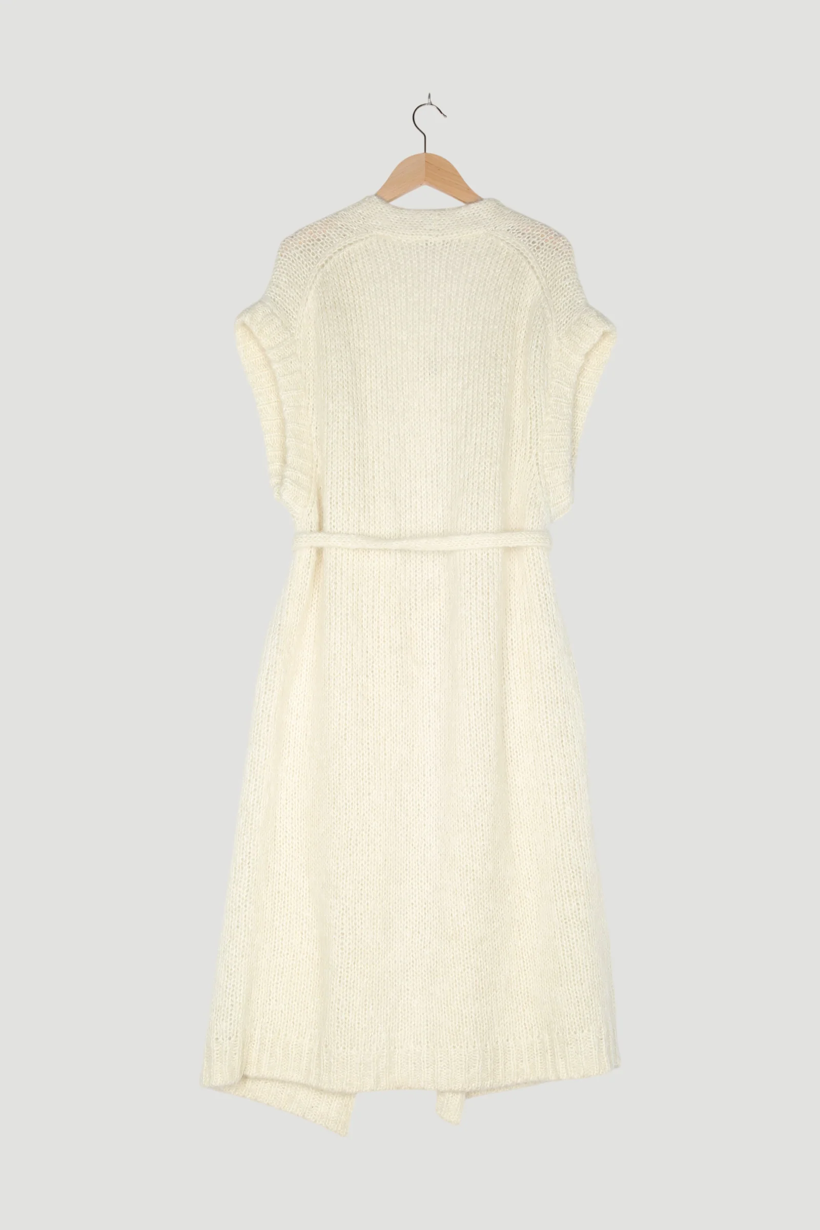 Secondhand Strickmantel aus Mohair mit Schurwolle - Image 2