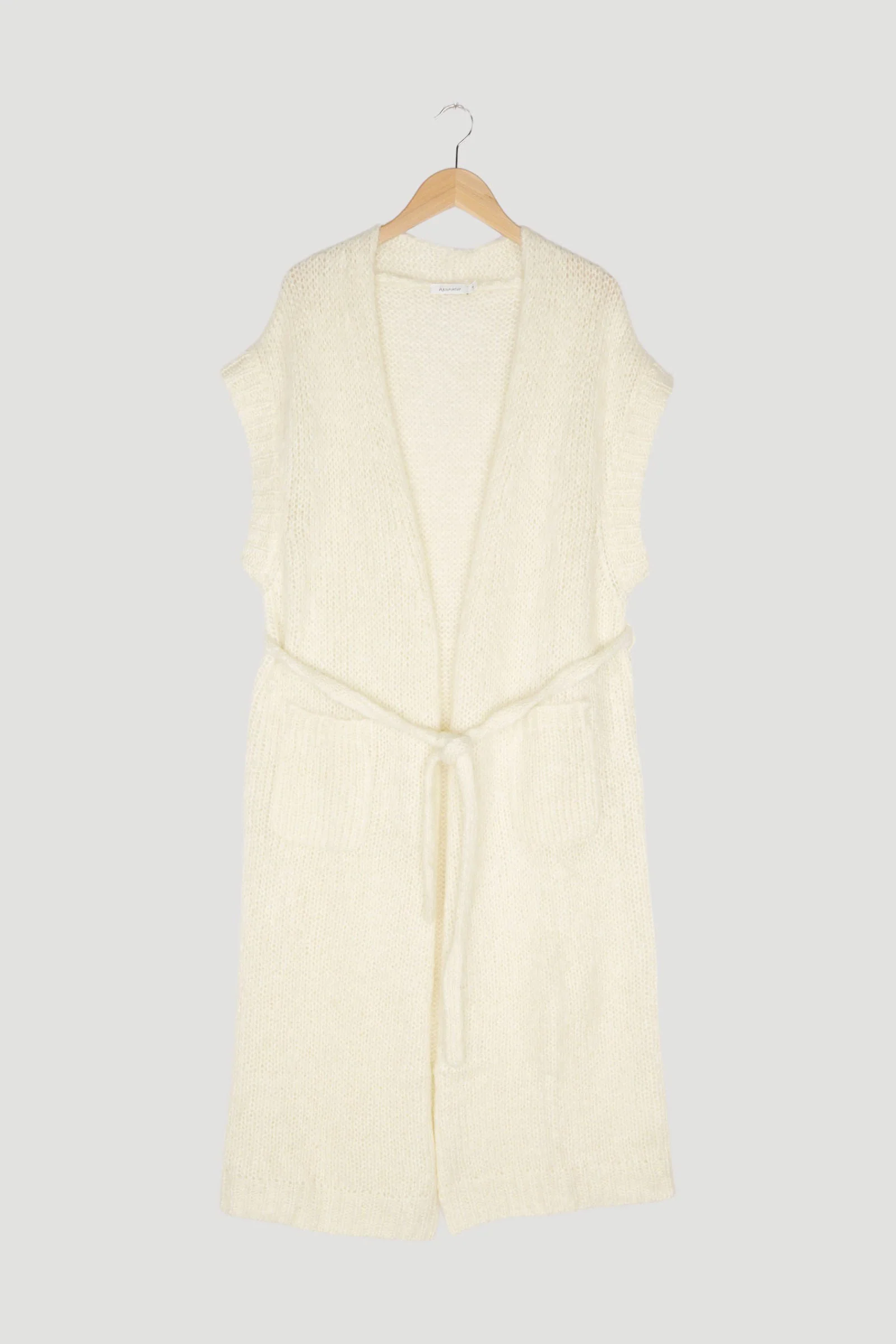 Secondhand Strickmantel aus Mohair mit Schurwolle - Image 4