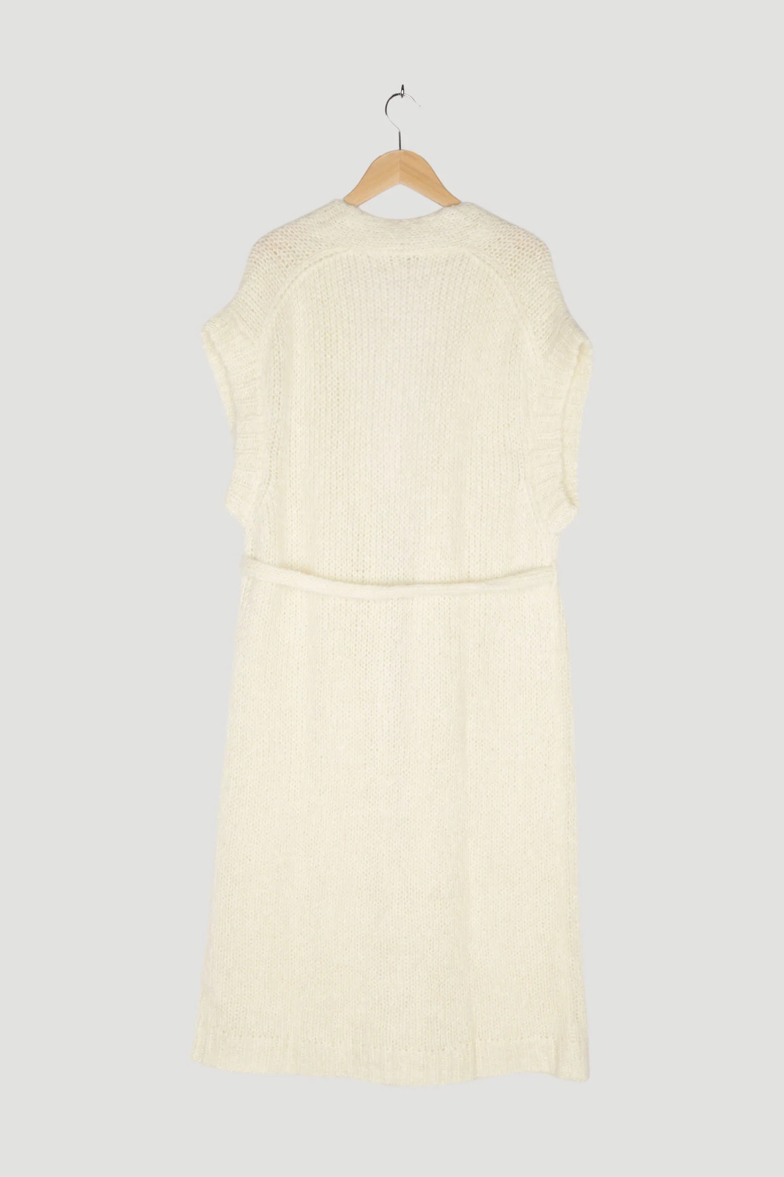 Secondhand Strickmantel aus Mohair mit Schurwolle - Image 5