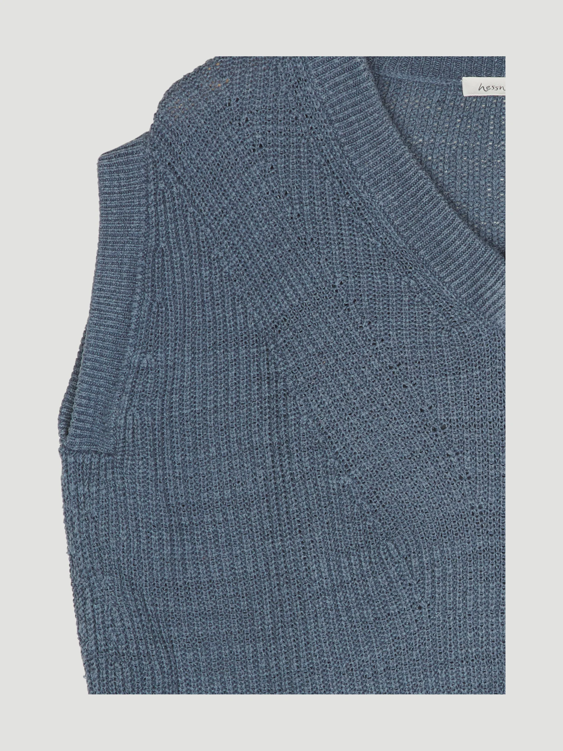 Secondhand Strickpullunder aus Leinen und Baumwolle - Image 3