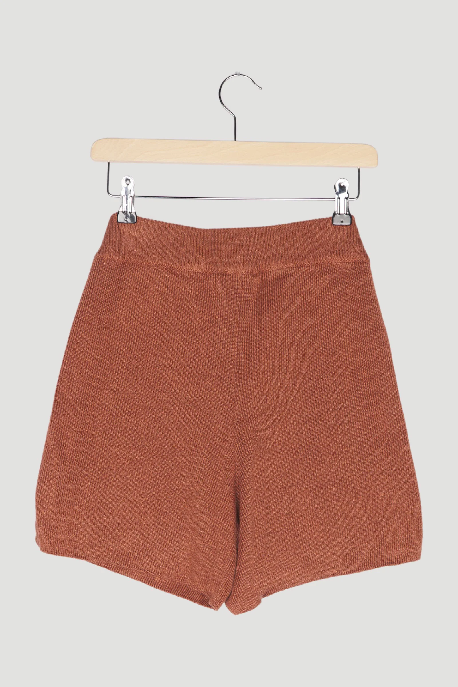 Secondhand Strickshorts aus reinem Bio-Leinen - Image 2
