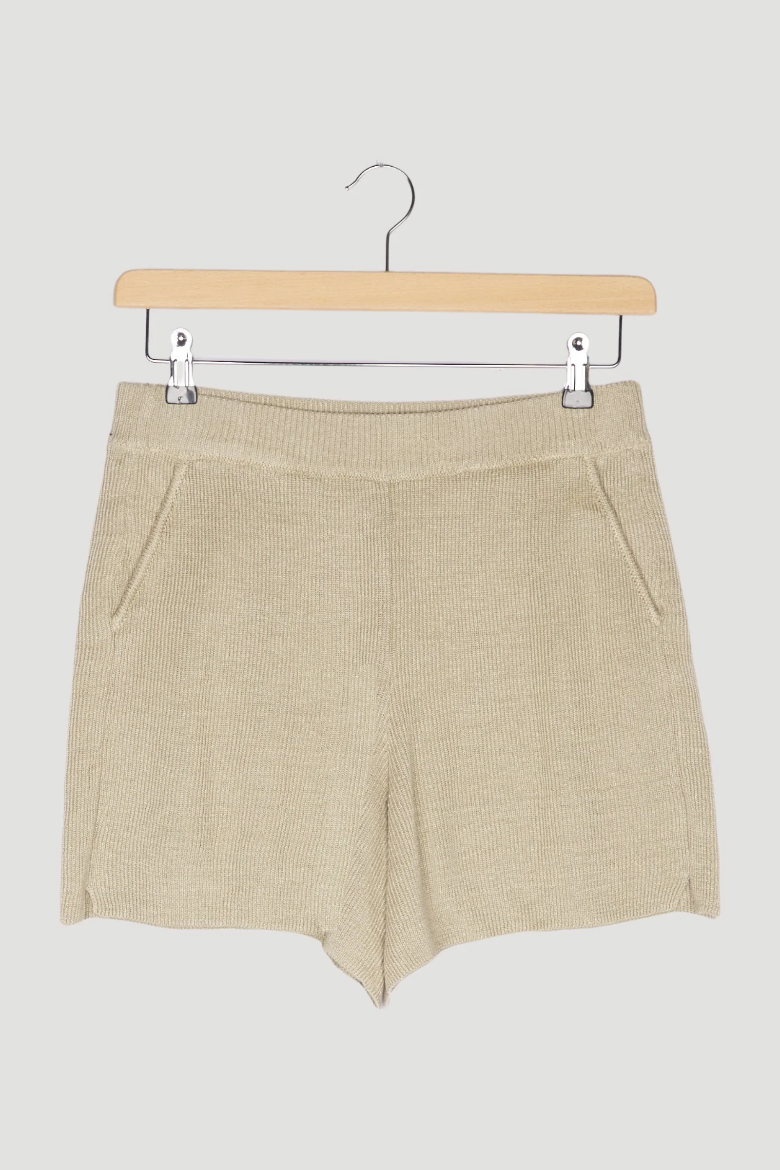 Secondhand Strickshorts aus reinem Bio-Leinen - Image 4