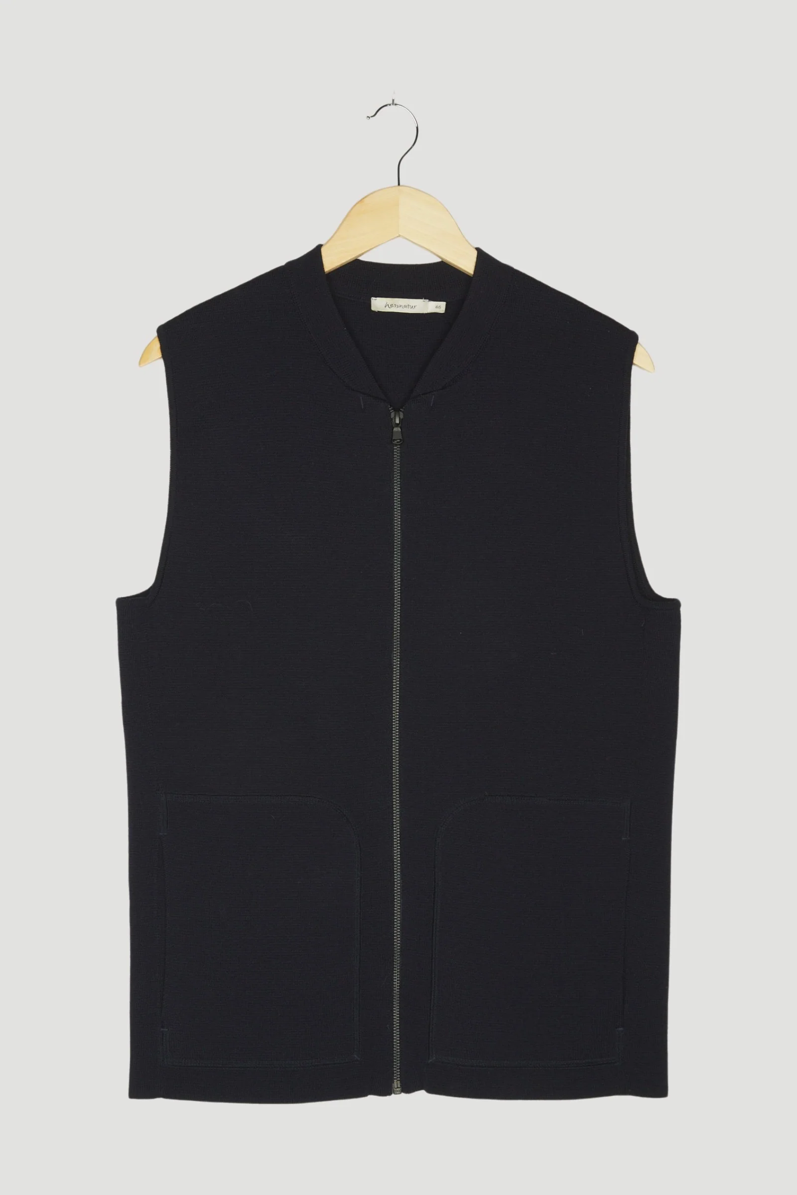 Secondhand Strickweste aus reiner Bio-Merinowolle