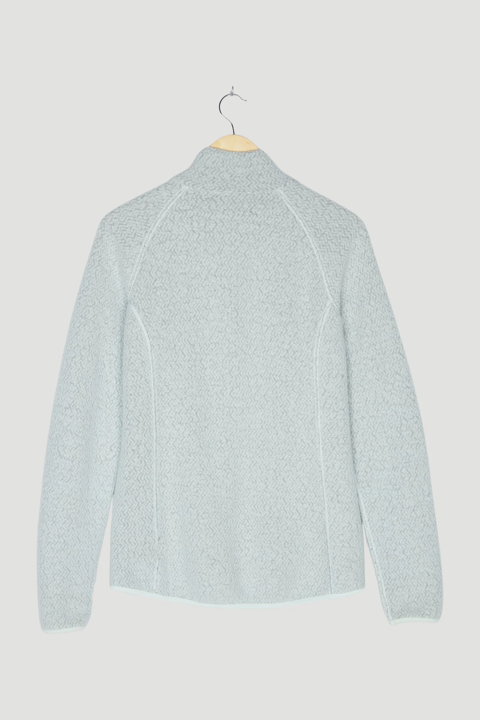 Secondhand Struktur-Fleecejacke aus Bio-Merinowolle und Bio-Baumwolle - Image 2