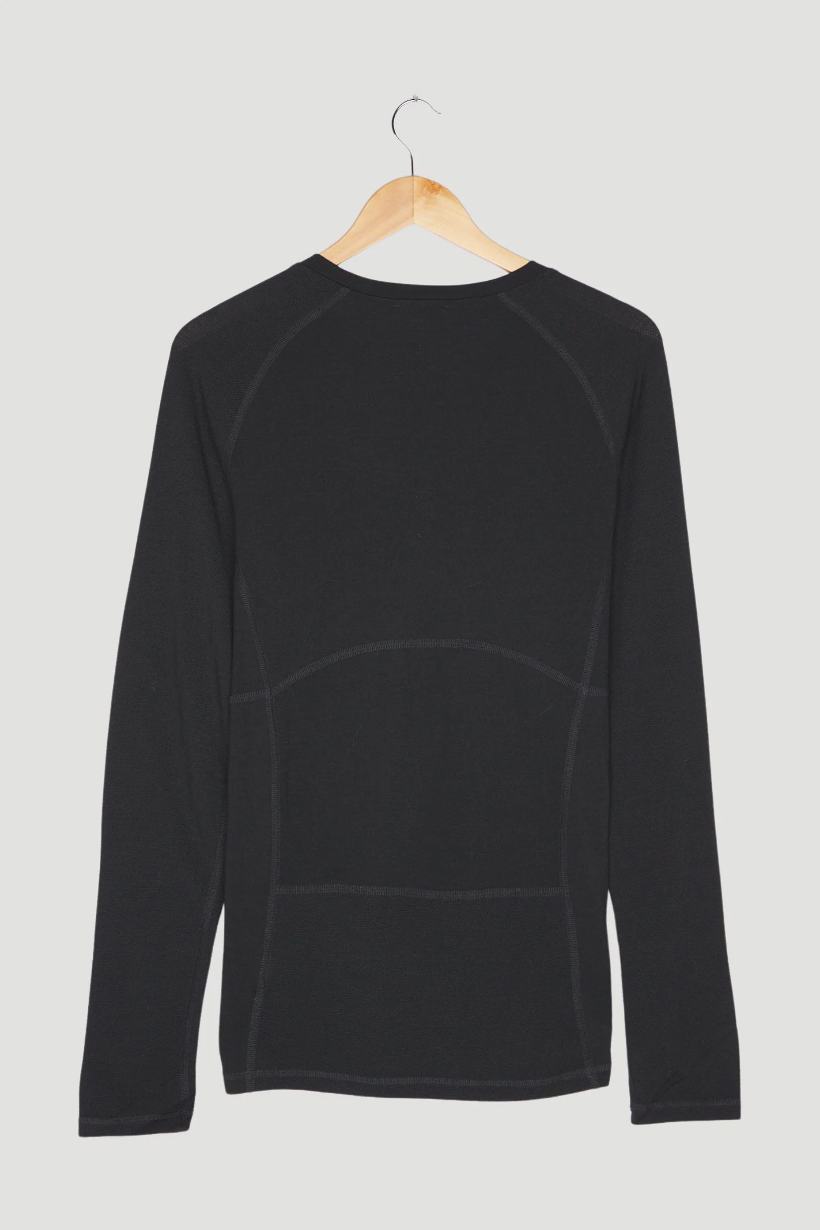 Secondhand Struktur-Funktionsshirt aus Merinowolle mit Seide - Image 2