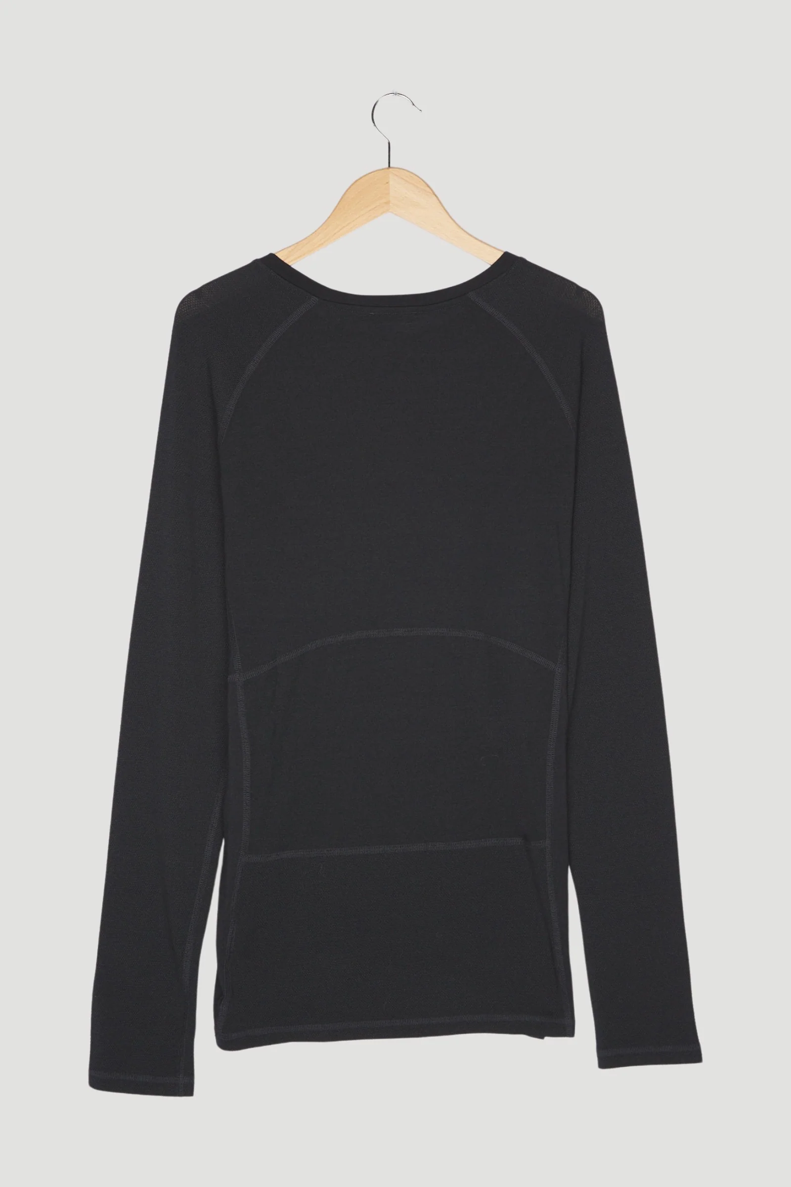 Secondhand Struktur-Funktionsshirt aus Merinowolle mit Seide - Image 5