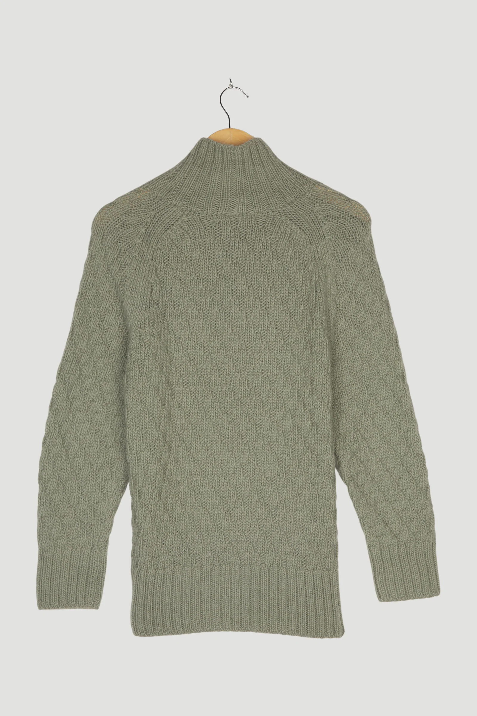 Secondhand Struktur-Pullover aus Alpaka und Schurwolle - Image 2