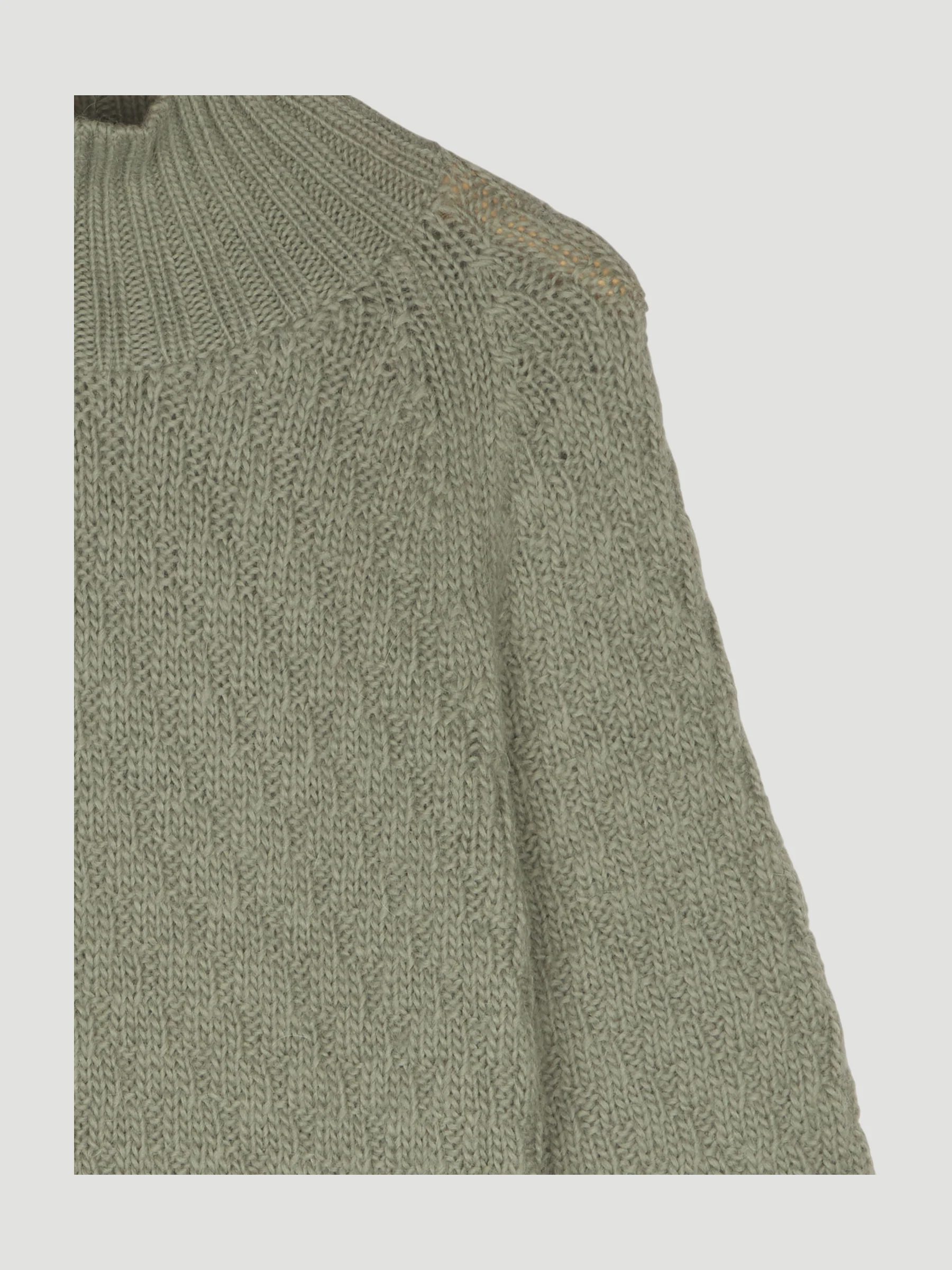Secondhand Struktur-Pullover aus Alpaka und Schurwolle - Image 3