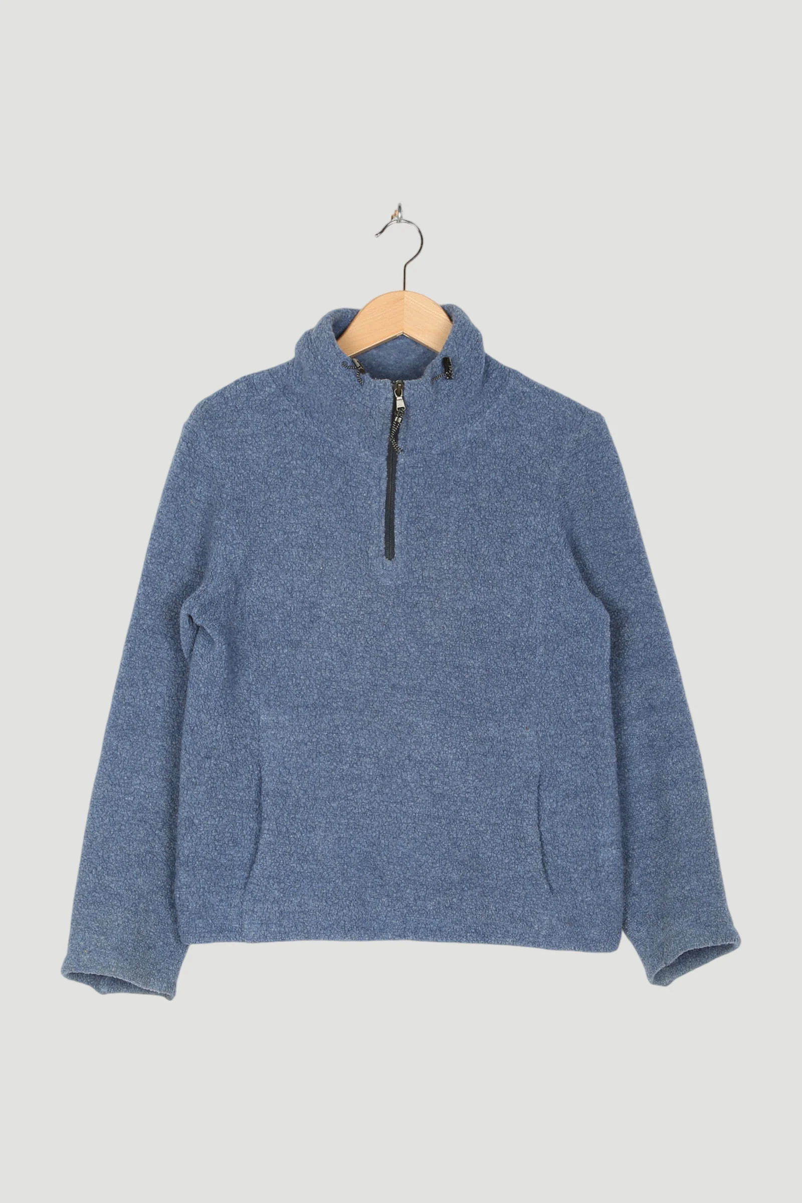 Secondhand Sweatshirt aus Schurwolle und Bio-Baumwolle