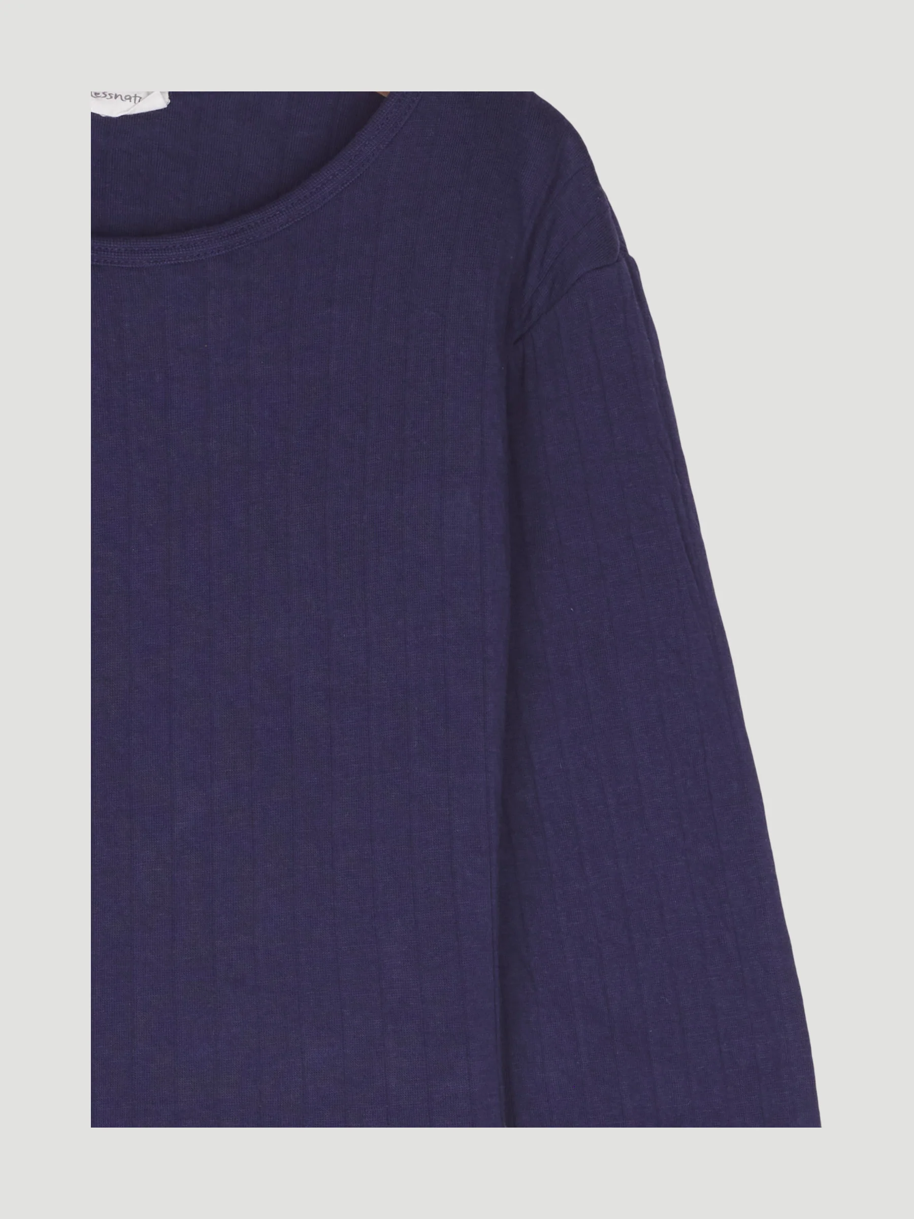 Secondhand Sweatshirt mit Stepp-Optik aus reiner Bio-Baumwolle - Image 3