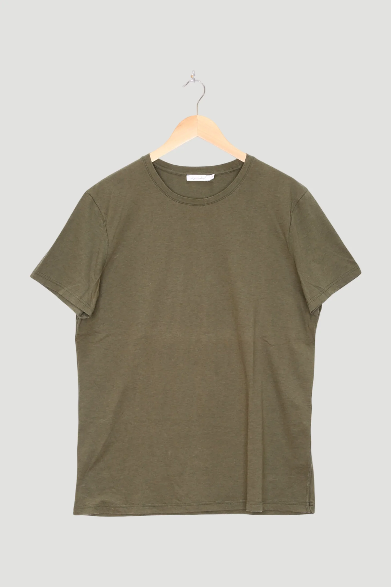 Secondhand T-Shirt aus Bio-Baumwolle mit Schurwolle