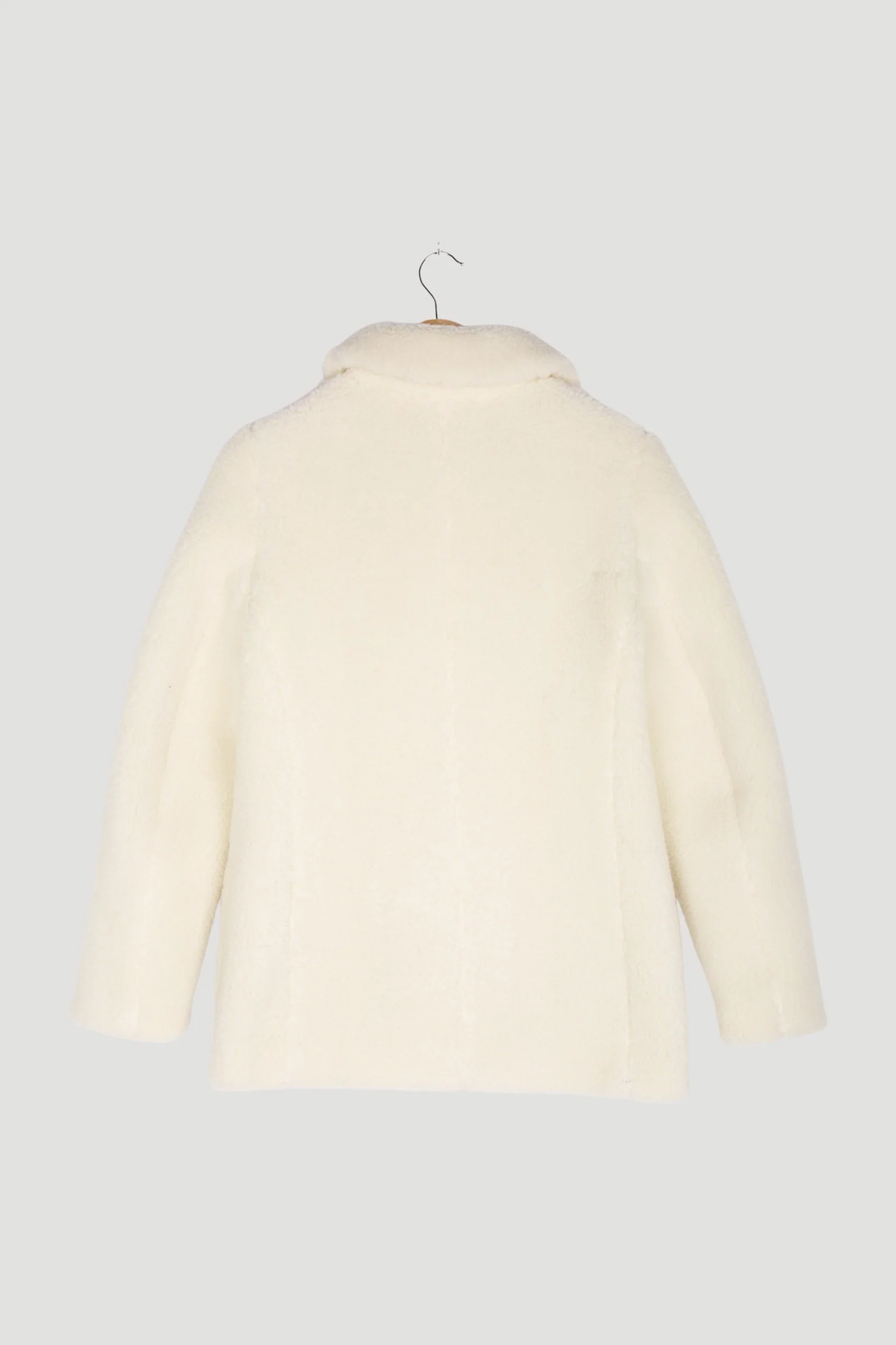 Secondhand Teddy Jacke aus Schurwolle mit Bio-Baumwolle - Image 5
