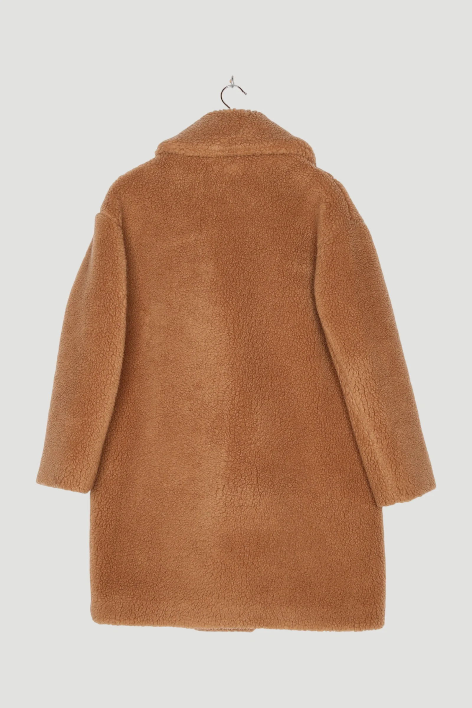 Secondhand Teddy Mantel aus Schurwolle mit Bio-Baumwolle und Kamelhaar - Image 2