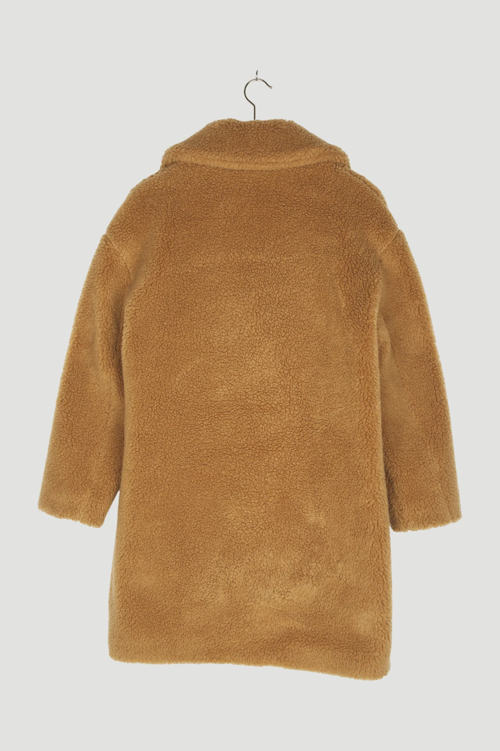 Secondhand Teddy Mantel aus Schurwolle mit Bio-Baumwolle und Kamelhaar - Image 5