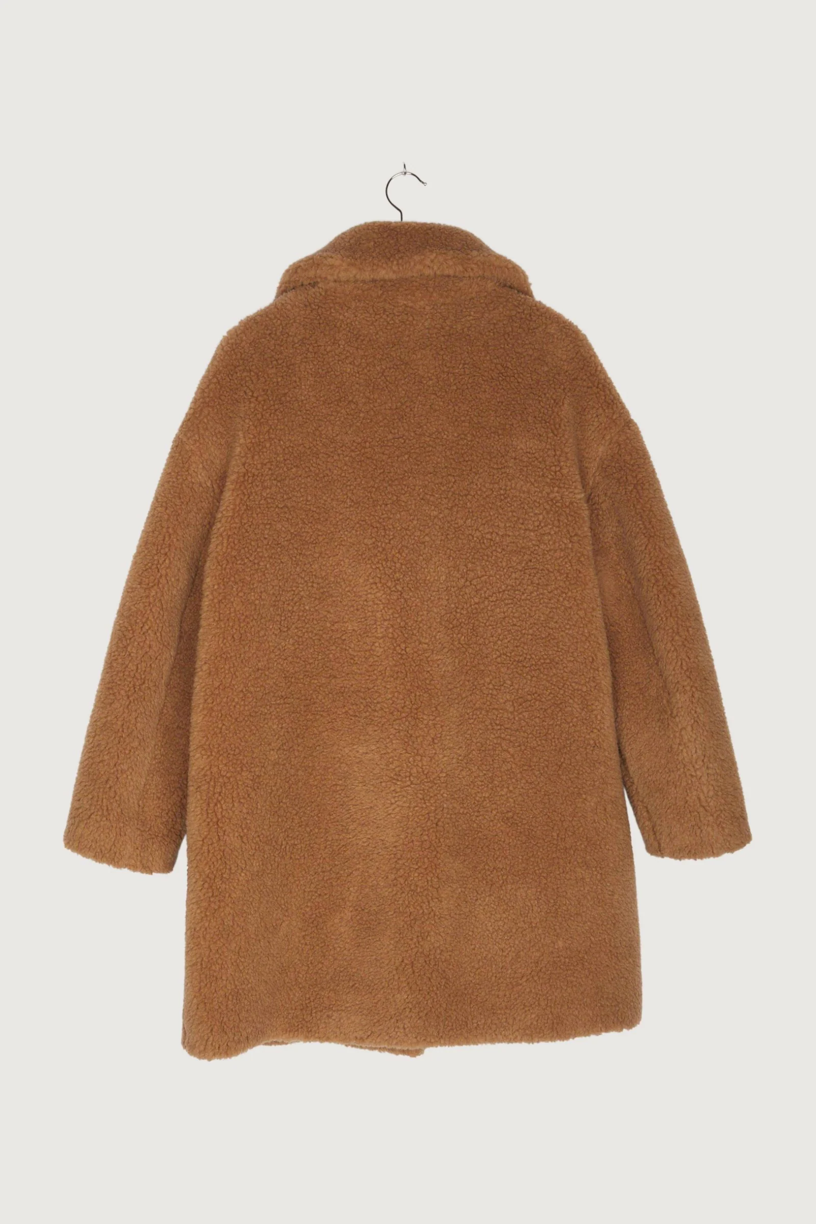 Secondhand Teddy Mantel aus Schurwolle mit Bio-Baumwolle und Kamelhaar - Image 8