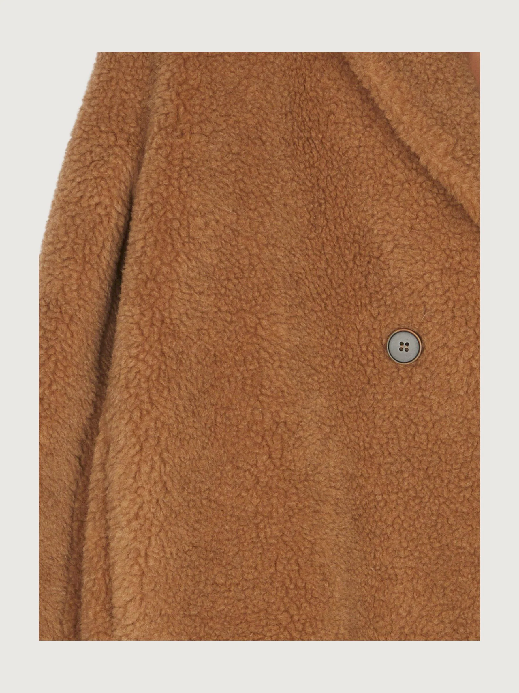 Secondhand Teddy Mantel aus Schurwolle mit Bio-Baumwolle und Kamelhaar - Image 9