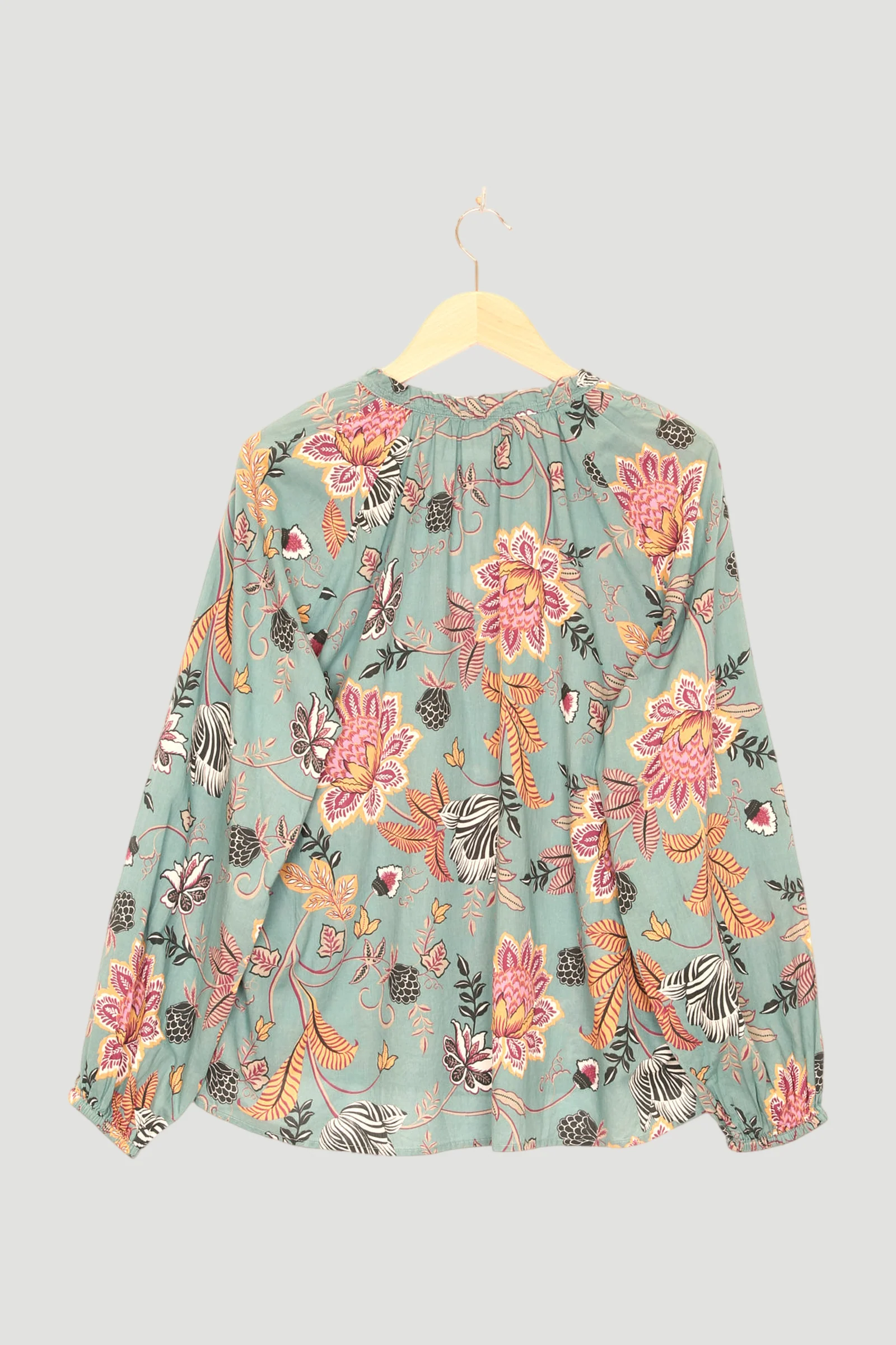Secondhand Tunika-Bluse aus reiner Bio-Baumwolle - Image 2