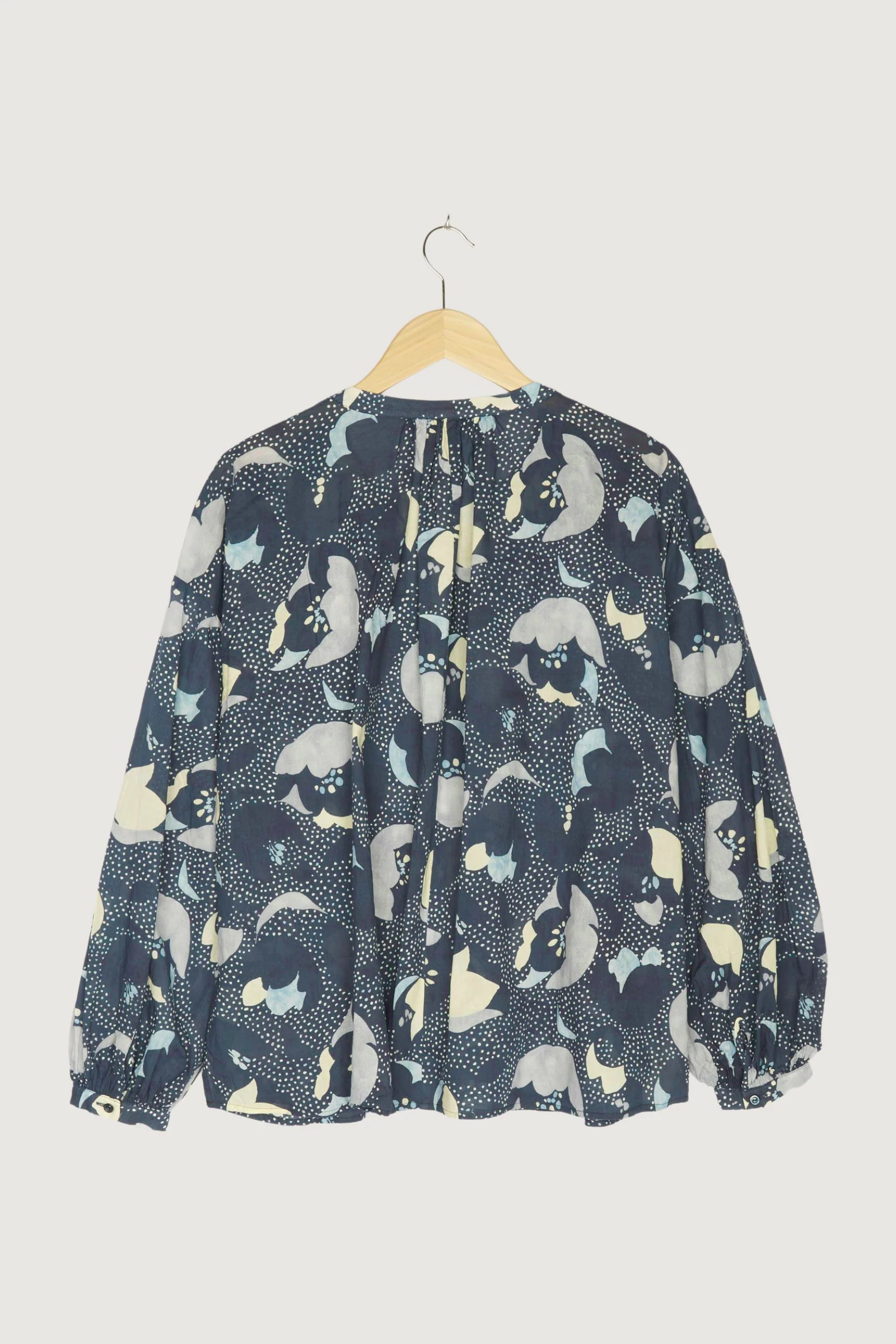 Secondhand Tunika-Bluse aus reiner Bio-Baumwolle - Image 5