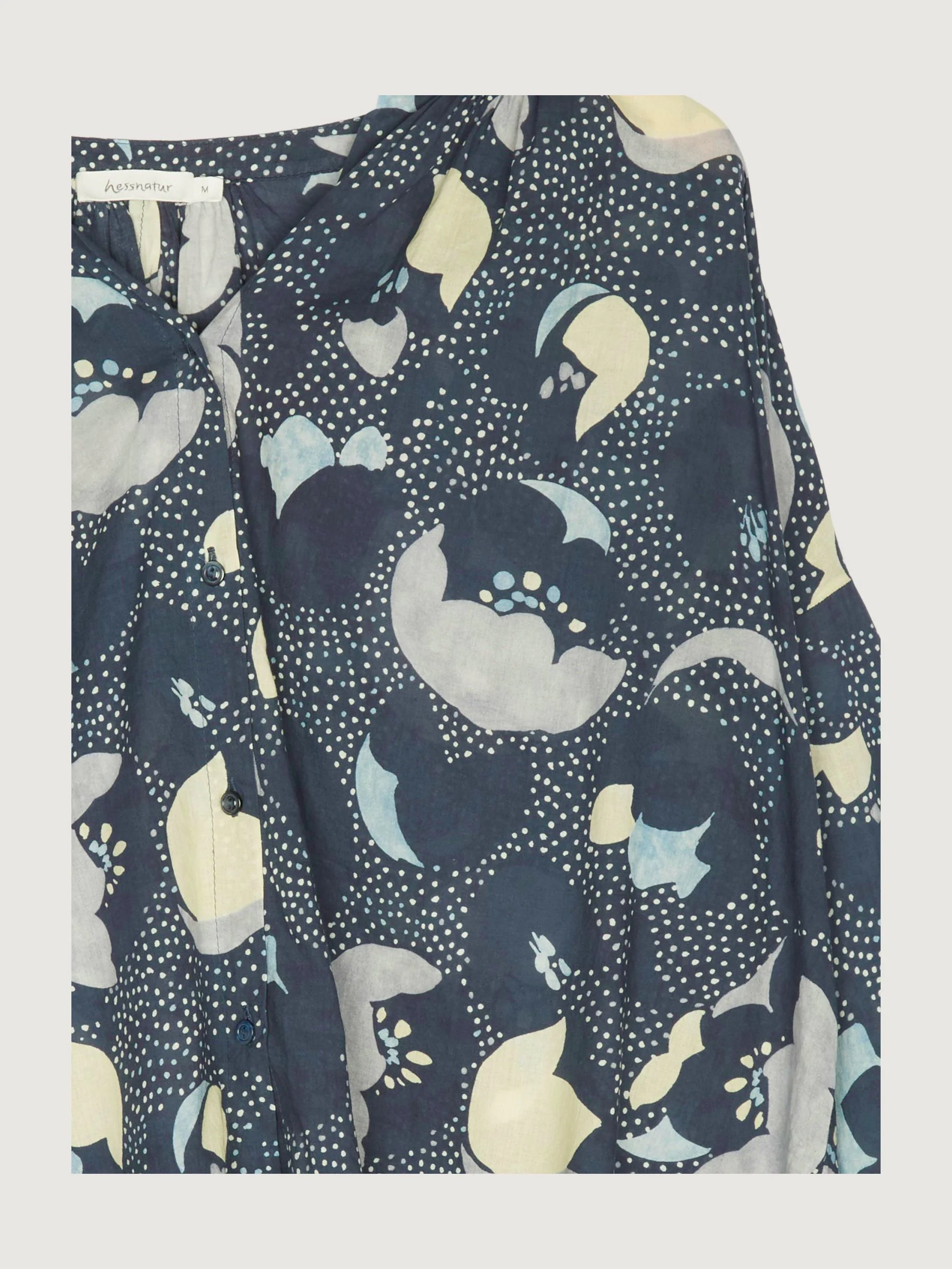 Secondhand Tunika-Bluse aus reiner Bio-Baumwolle - Image 6