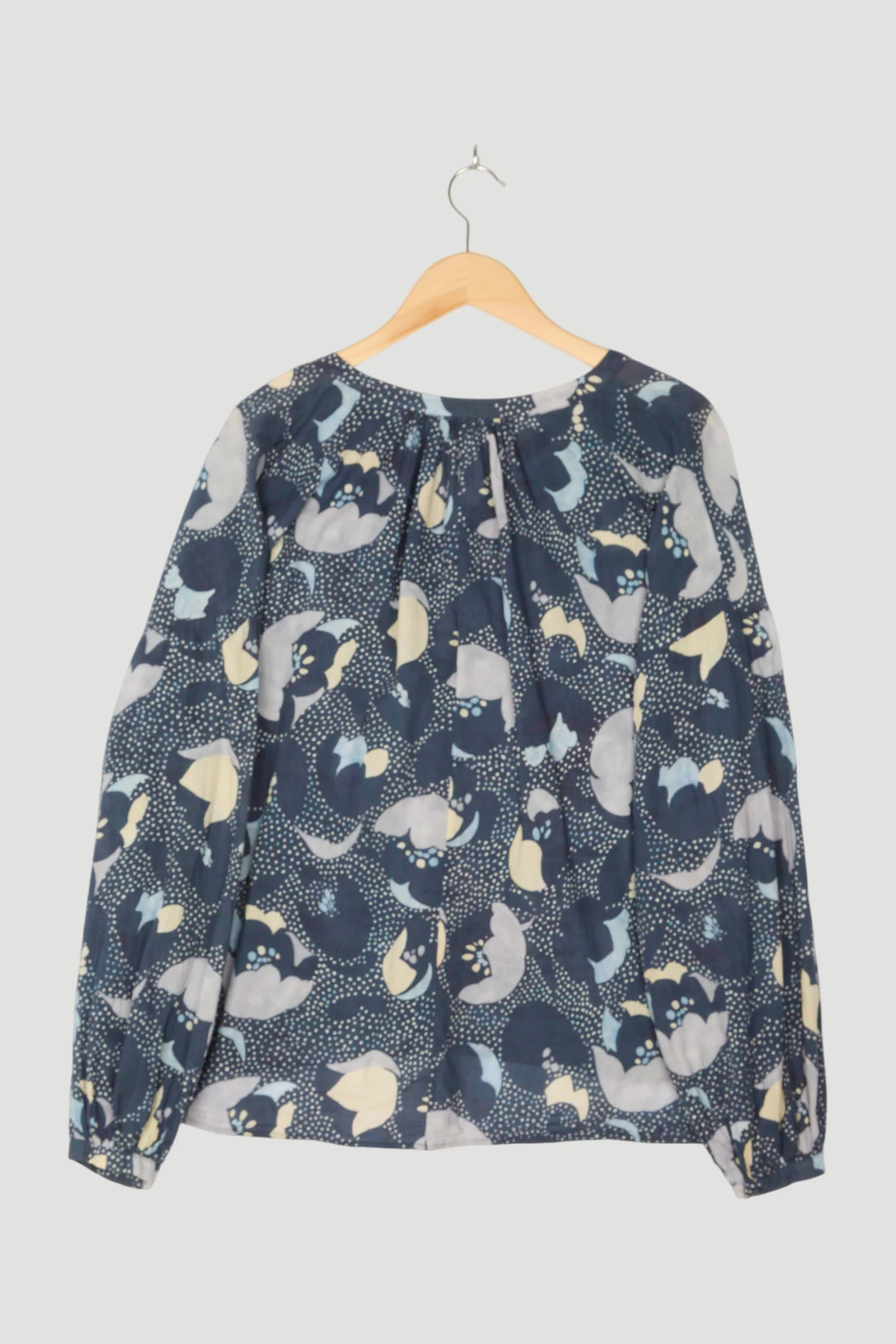 Secondhand Tunika-Bluse aus reiner Bio-Baumwolle - Image 2