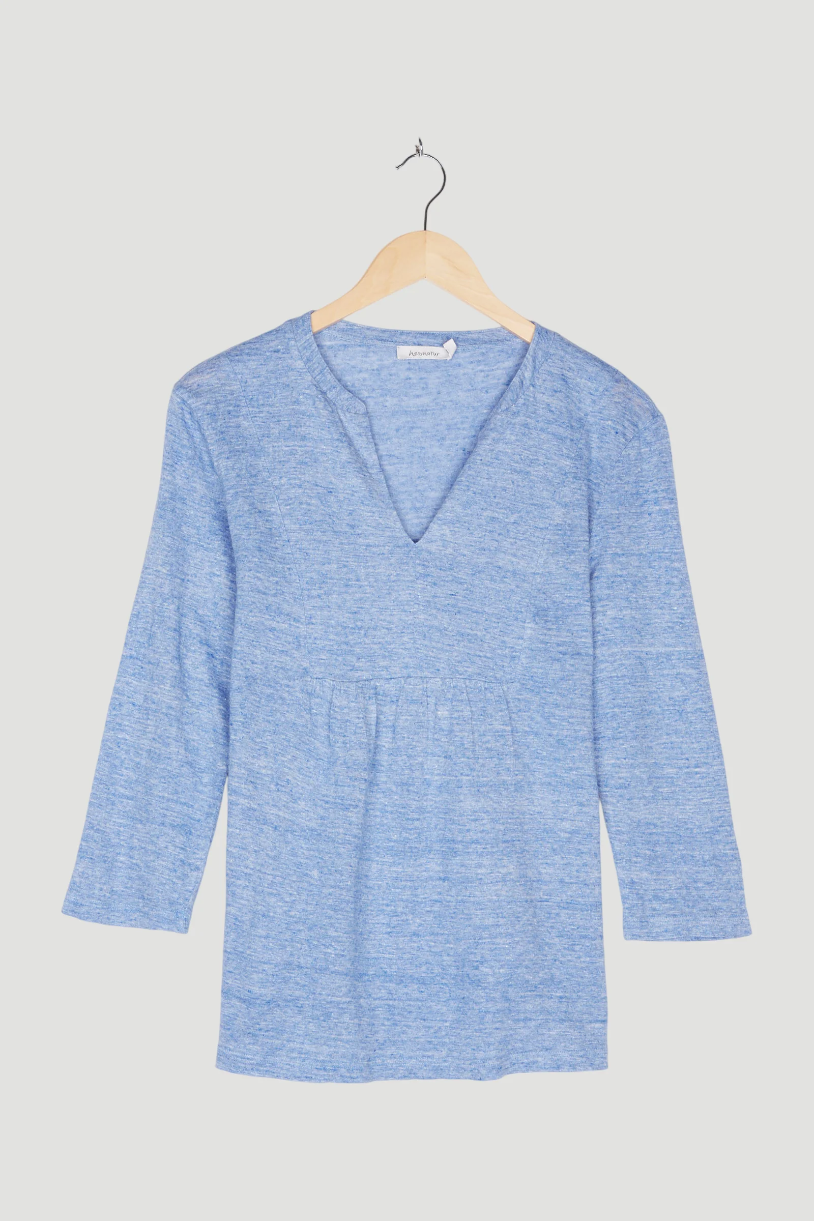 Secondhand Tunika-Shirt aus reinem Leinen