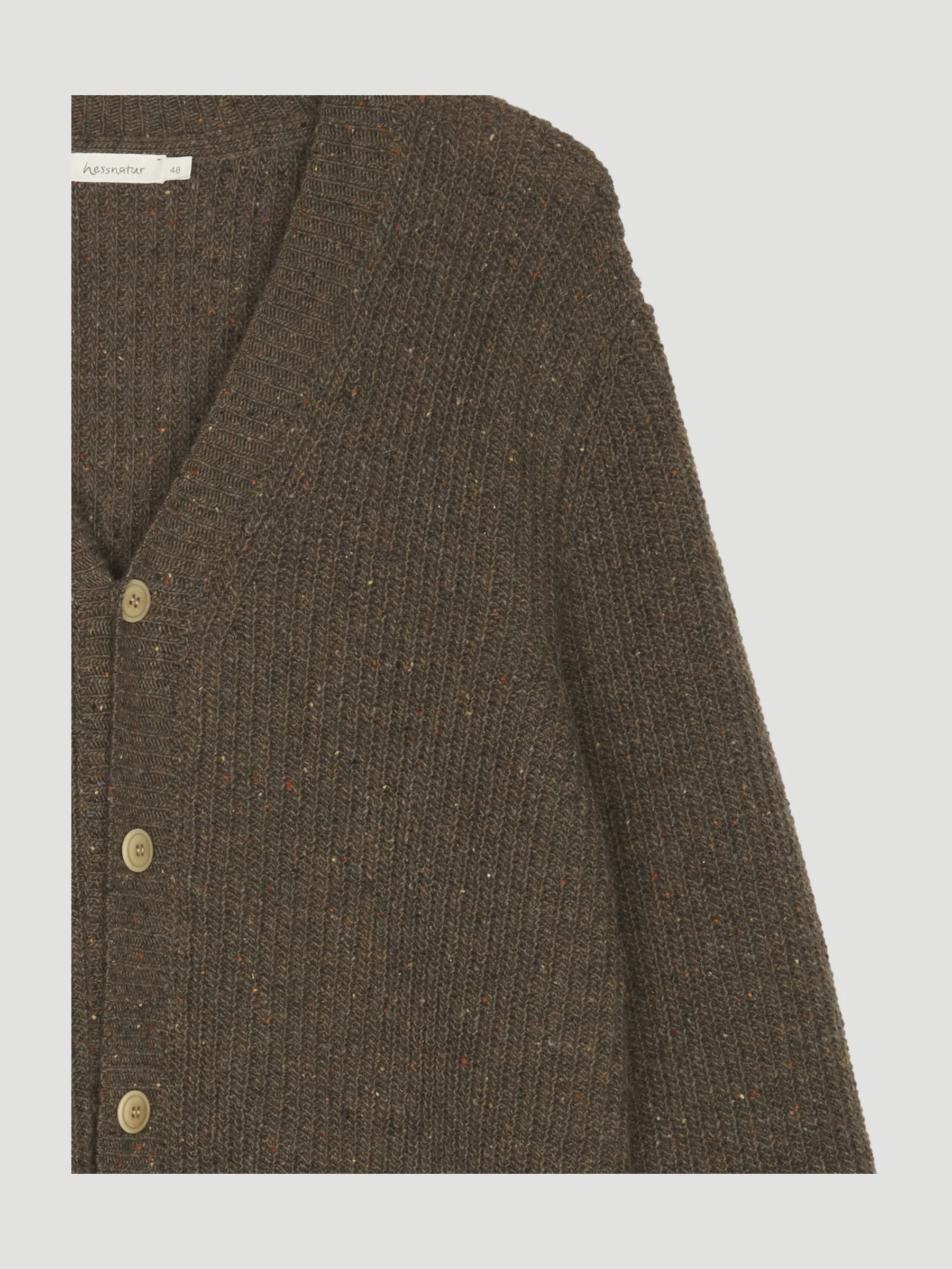 Secondhand Tweed Cardigan aus reiner Bio-Merinowolle - Image 3