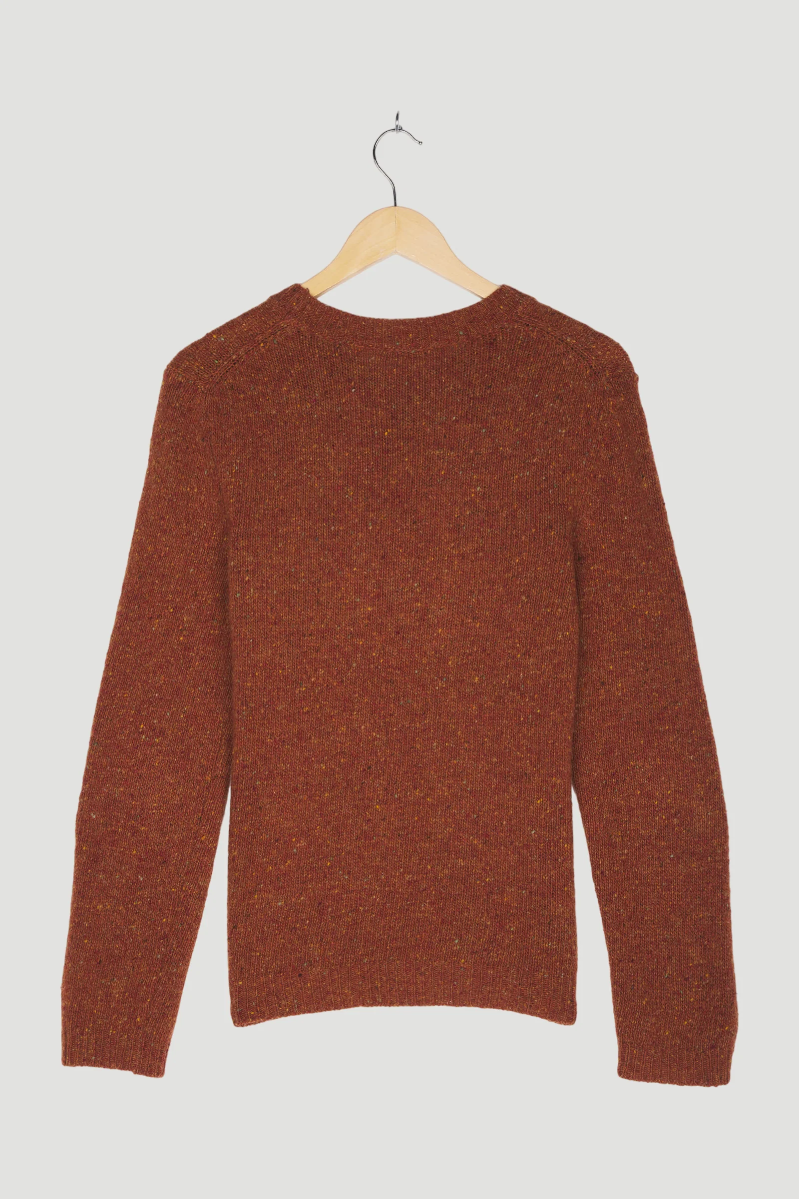 Secondhand Tweed-Pullover aus reiner Schurwolle - Image 2