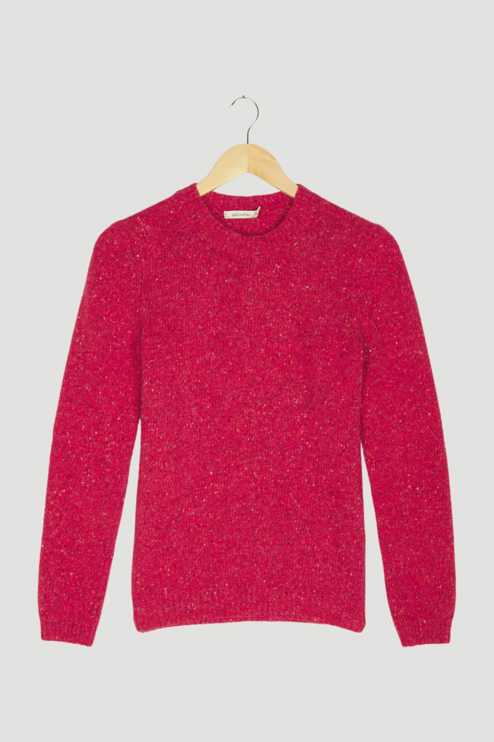 Secondhand Tweed-Pullover aus reiner Schurwolle - Image 3