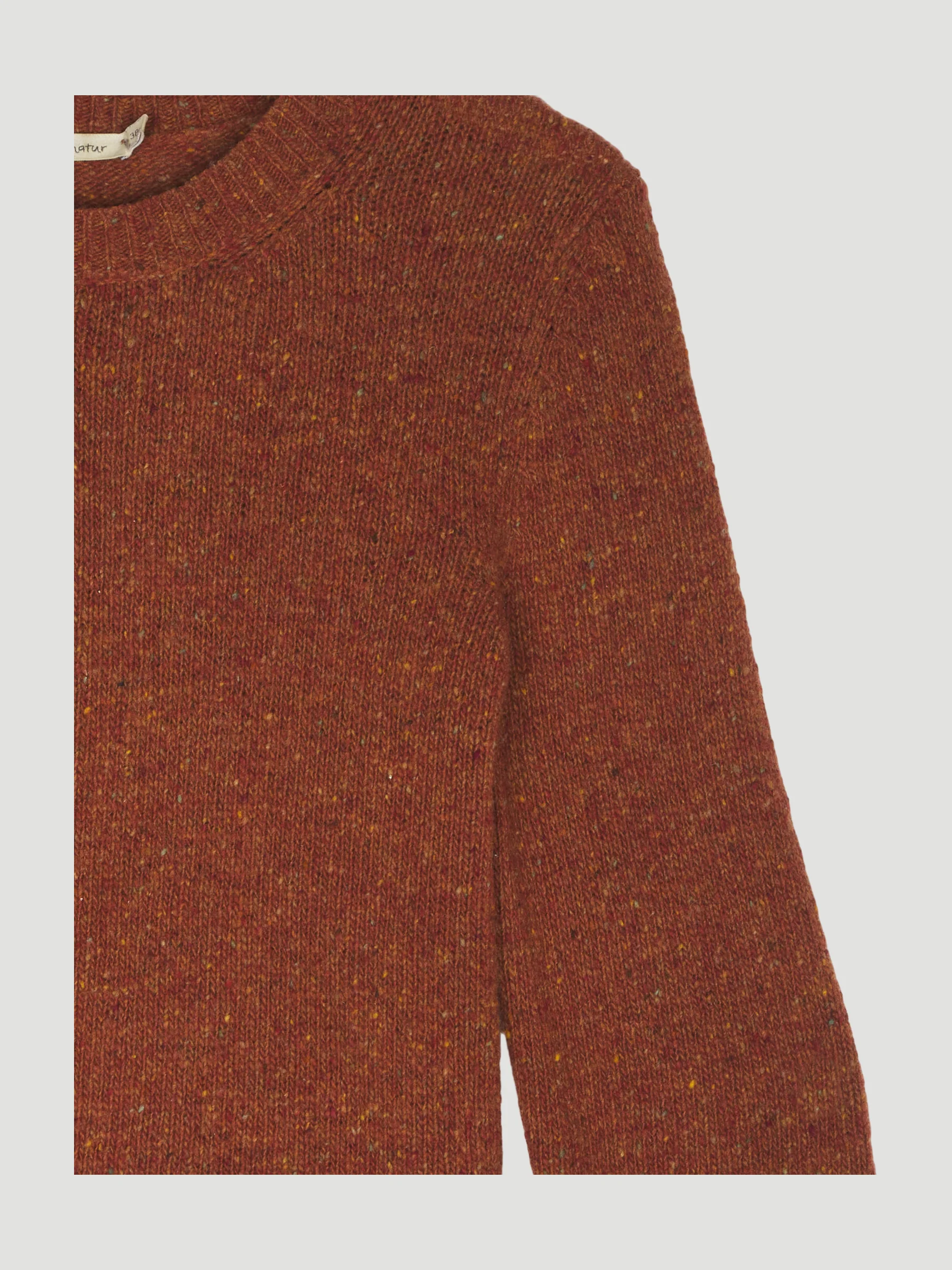 Secondhand Tweed-Pullover aus reiner Schurwolle - Image 4