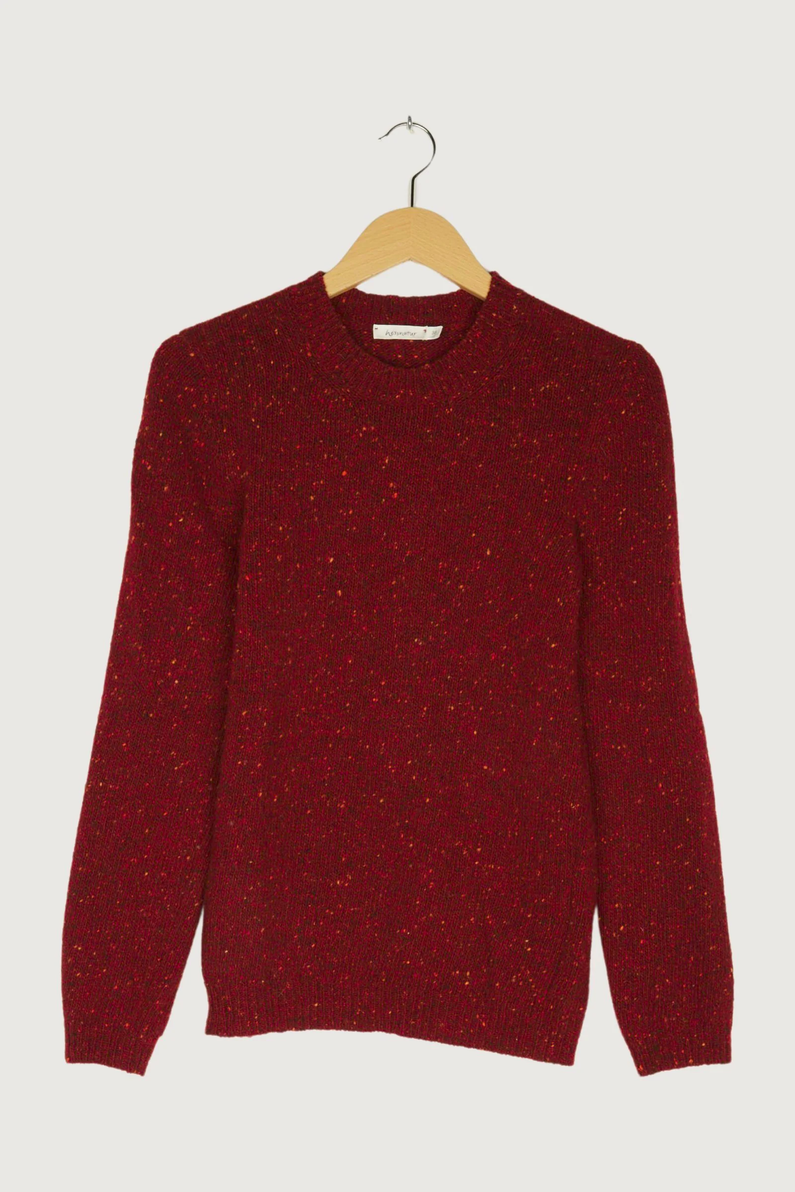 Secondhand Tweed-Pullover aus reiner Schurwolle - Image 7