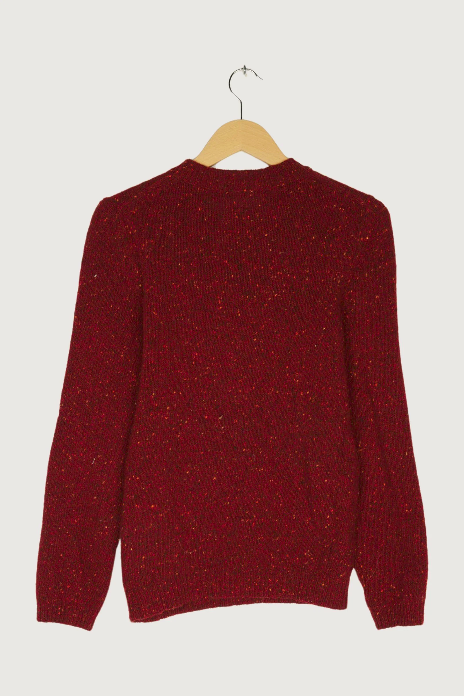 Secondhand Tweed-Pullover aus reiner Schurwolle - Image 8