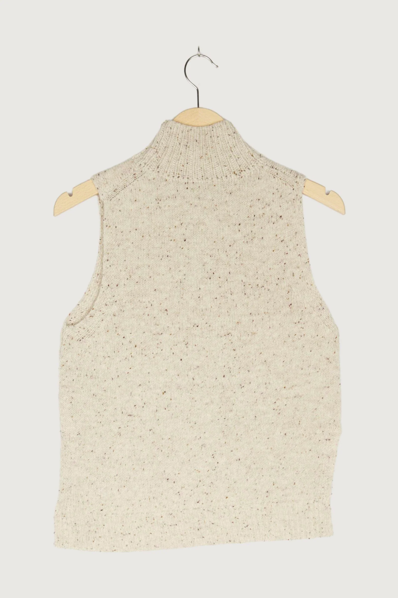 Secondhand Tweed-Pullunder aus reiner Bio-Schurwolle - Image 2