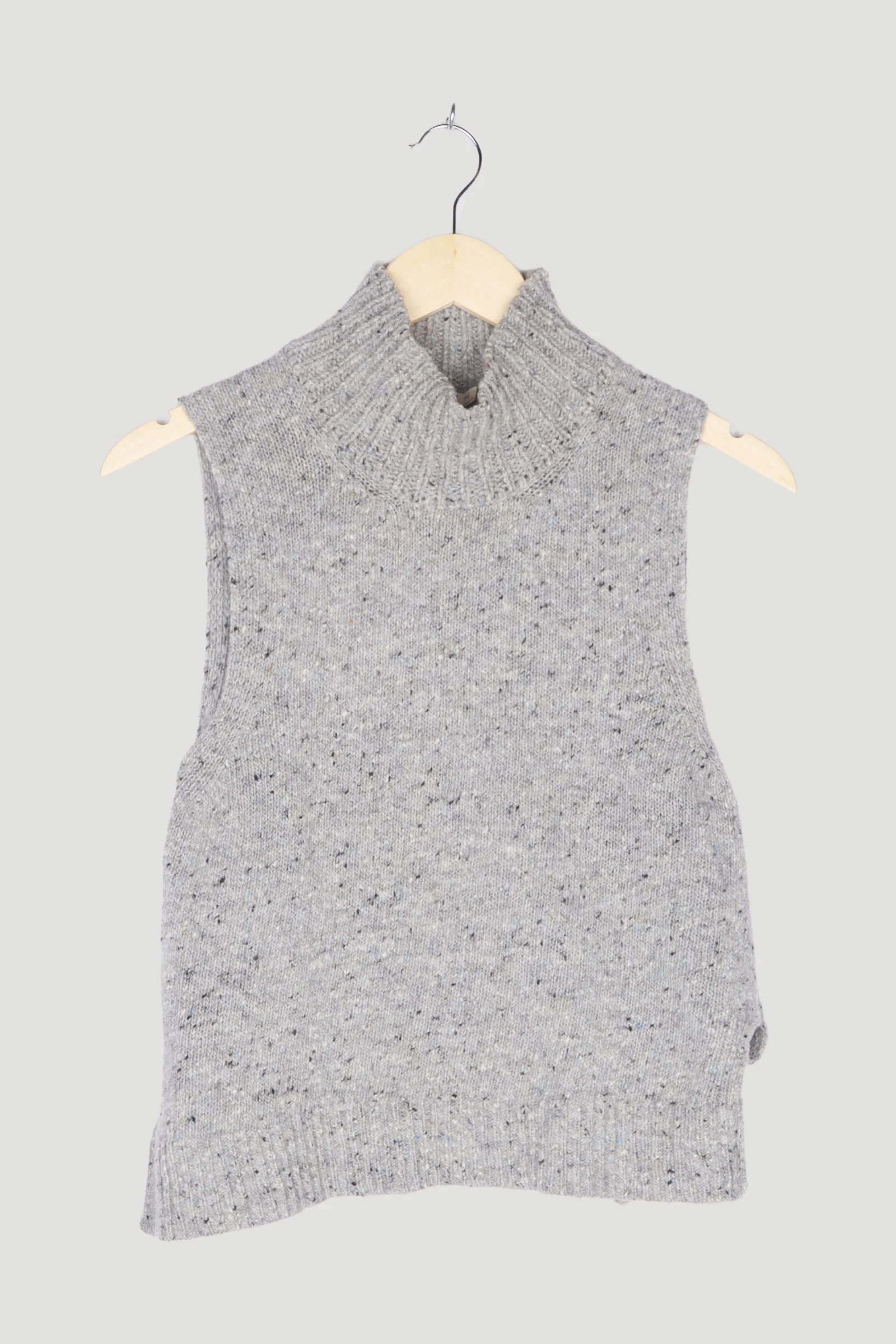 Secondhand Tweed-Pullunder aus reiner Schurwolle - Image 3