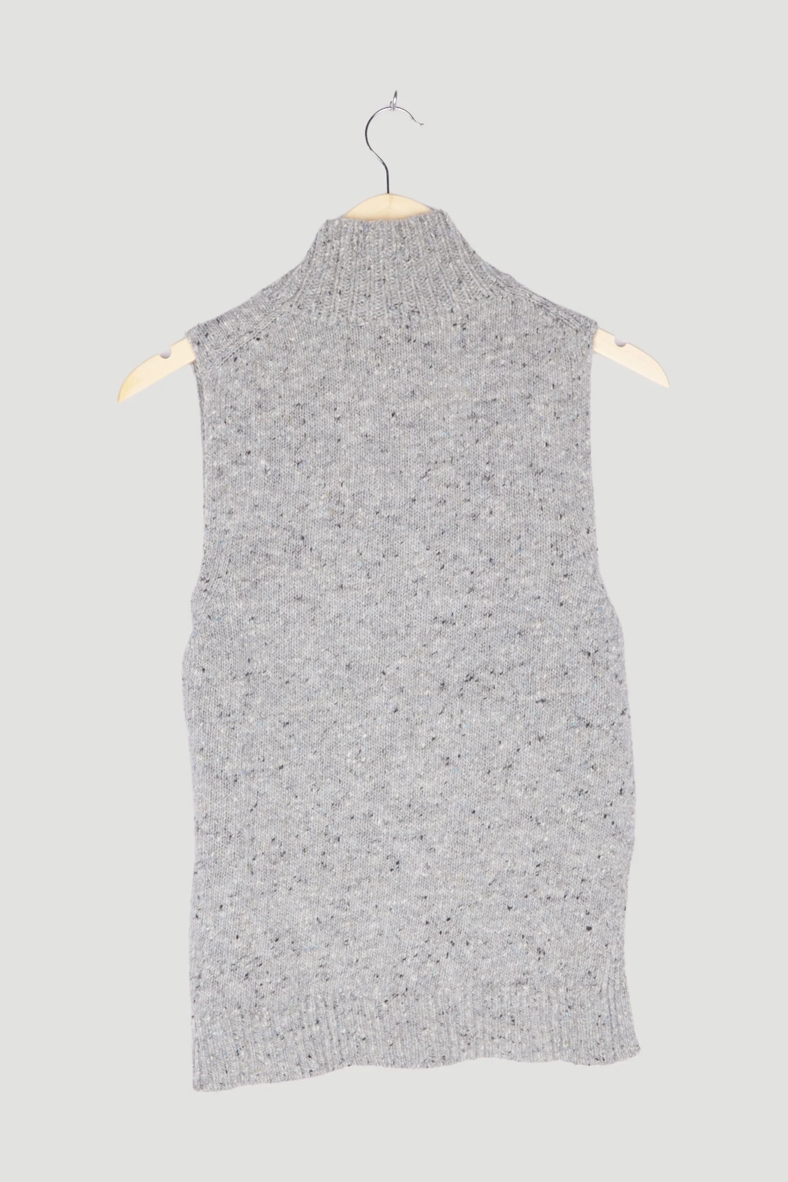 Secondhand Tweed-Pullunder aus reiner Schurwolle - Image 5