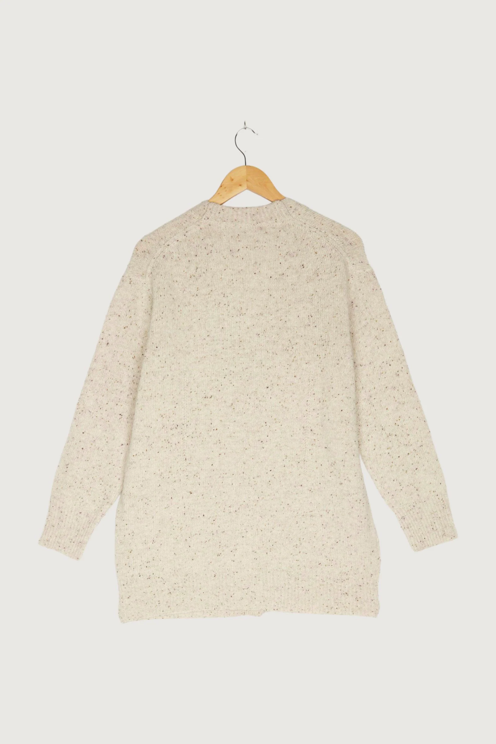 Secondhand Tweed-Strickjacke aus reiner Bio-Schurwolle - Image 5