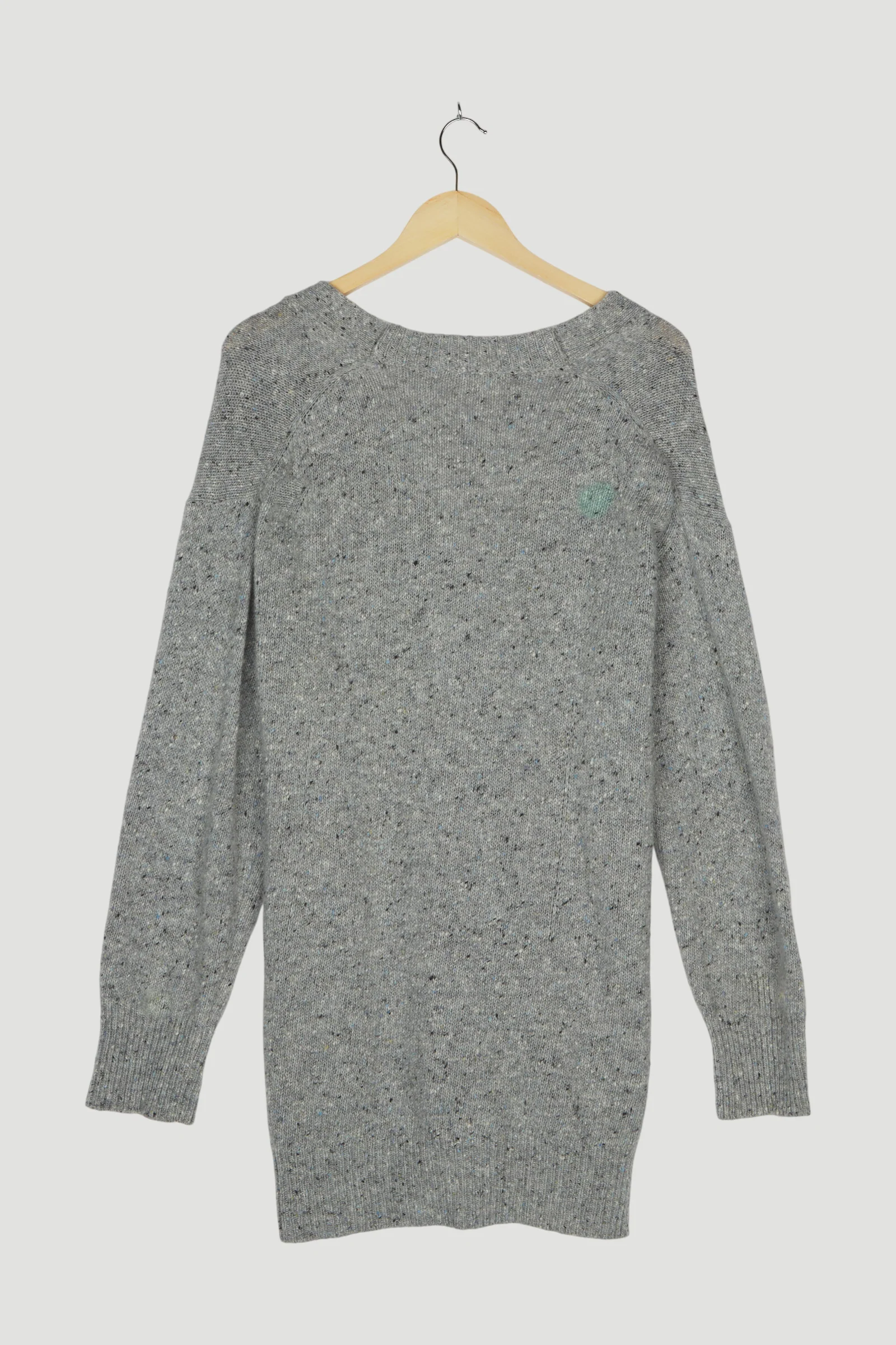 Secondhand Tweed-Strickjacke aus reiner Schurwolle - Image 2