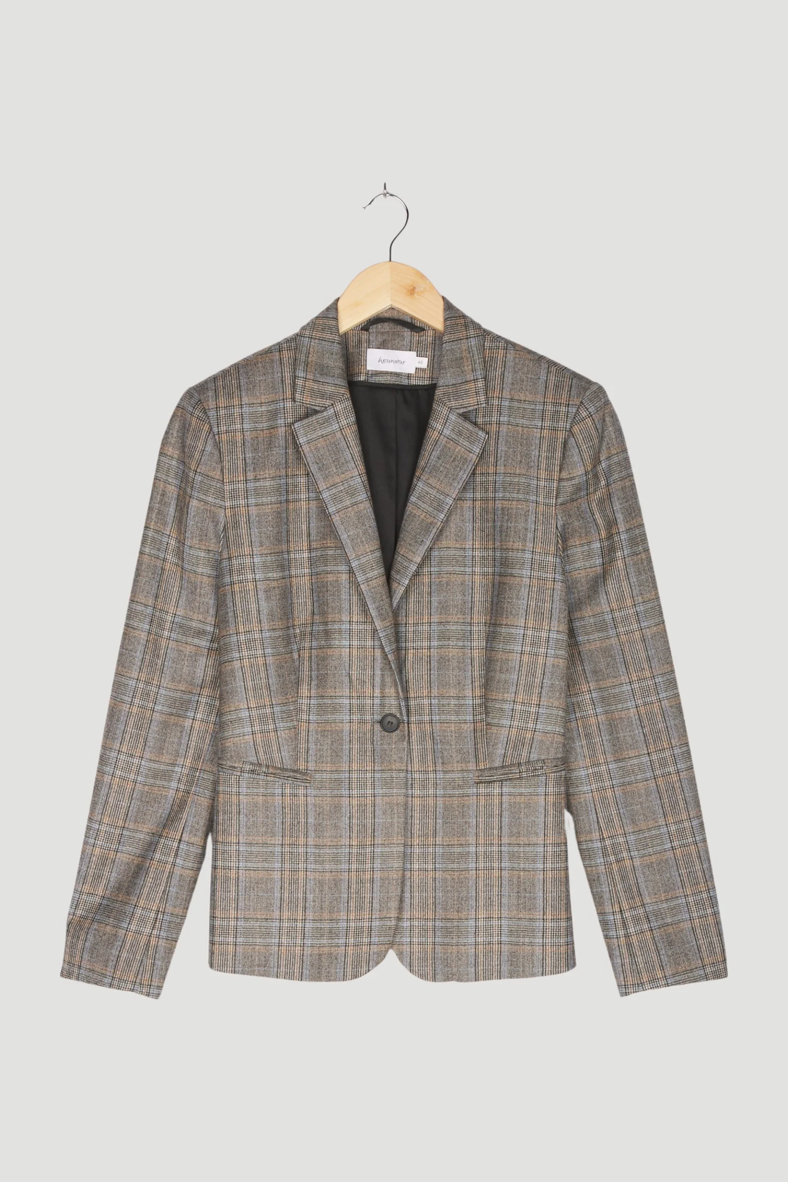 Secondhand Tweedblazer aus reiner Schurwolle - Image 3