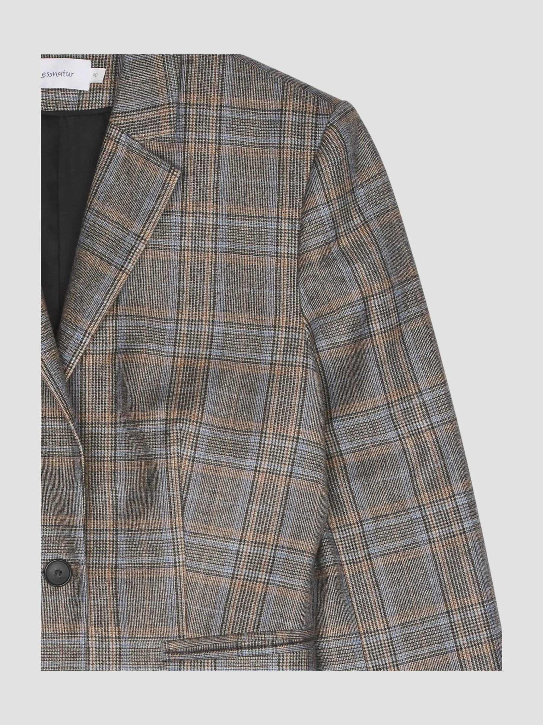 Secondhand Tweedblazer aus reiner Schurwolle - Image 4