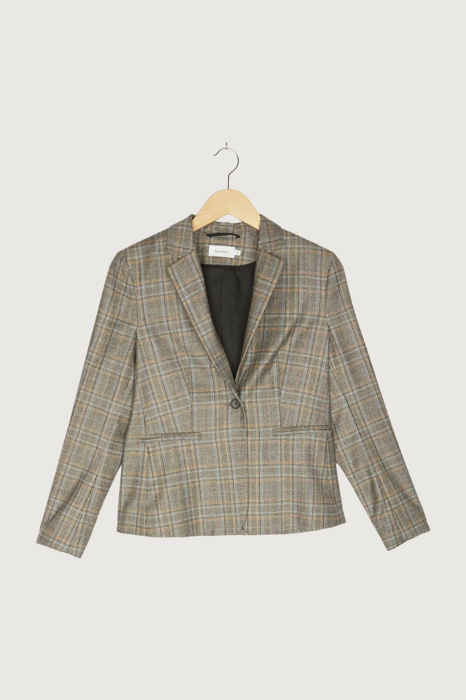 Secondhand Tweedblazer aus reiner Schurwolle - Image 9