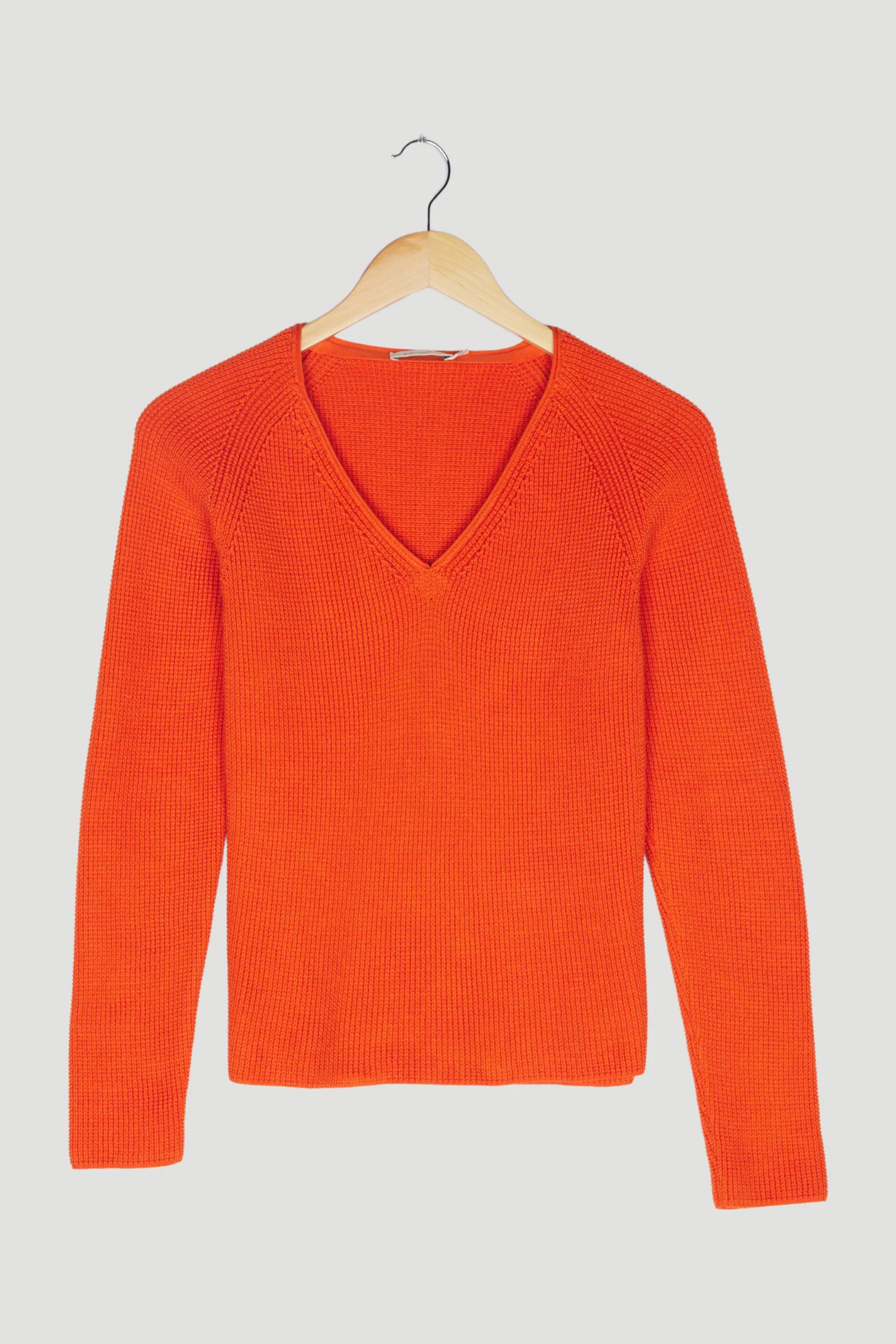 Secondhand V-Pullover aus reiner Bio-Baumwolle - Image 13