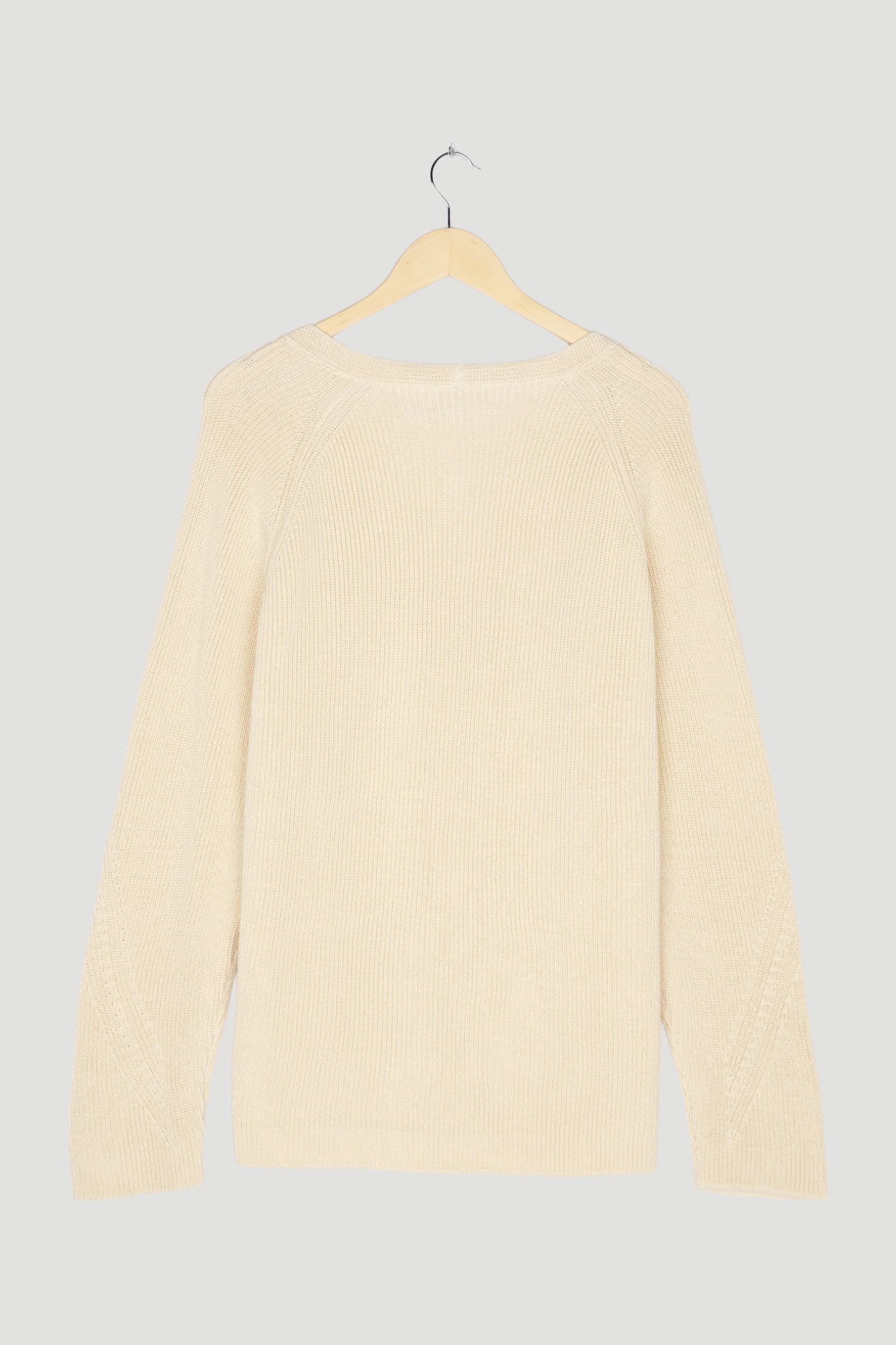 Secondhand V-Pullover aus reiner Bio-Baumwolle - Image 14