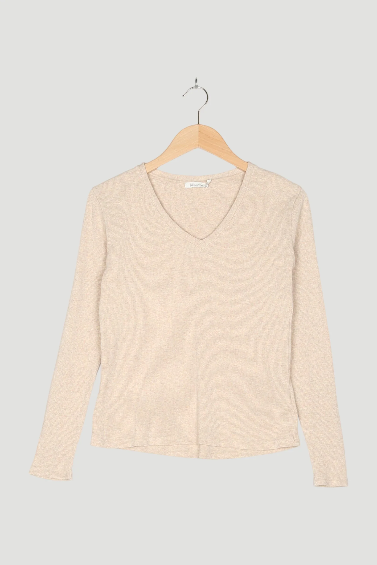 Secondhand V-Shirt aus reiner Bio-Baumwolle