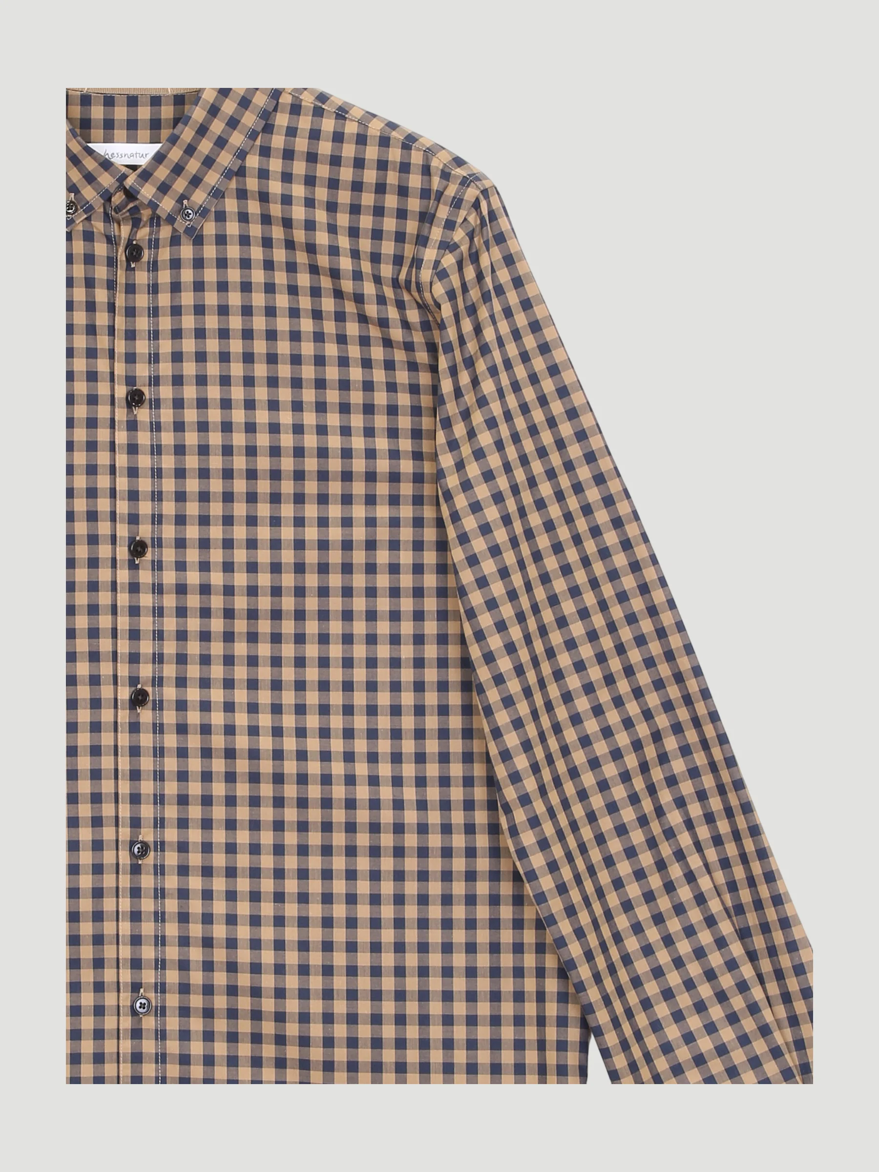Secondhand Vichy Hemd Regular aus reiner Bio-Baumwolle - Image 3